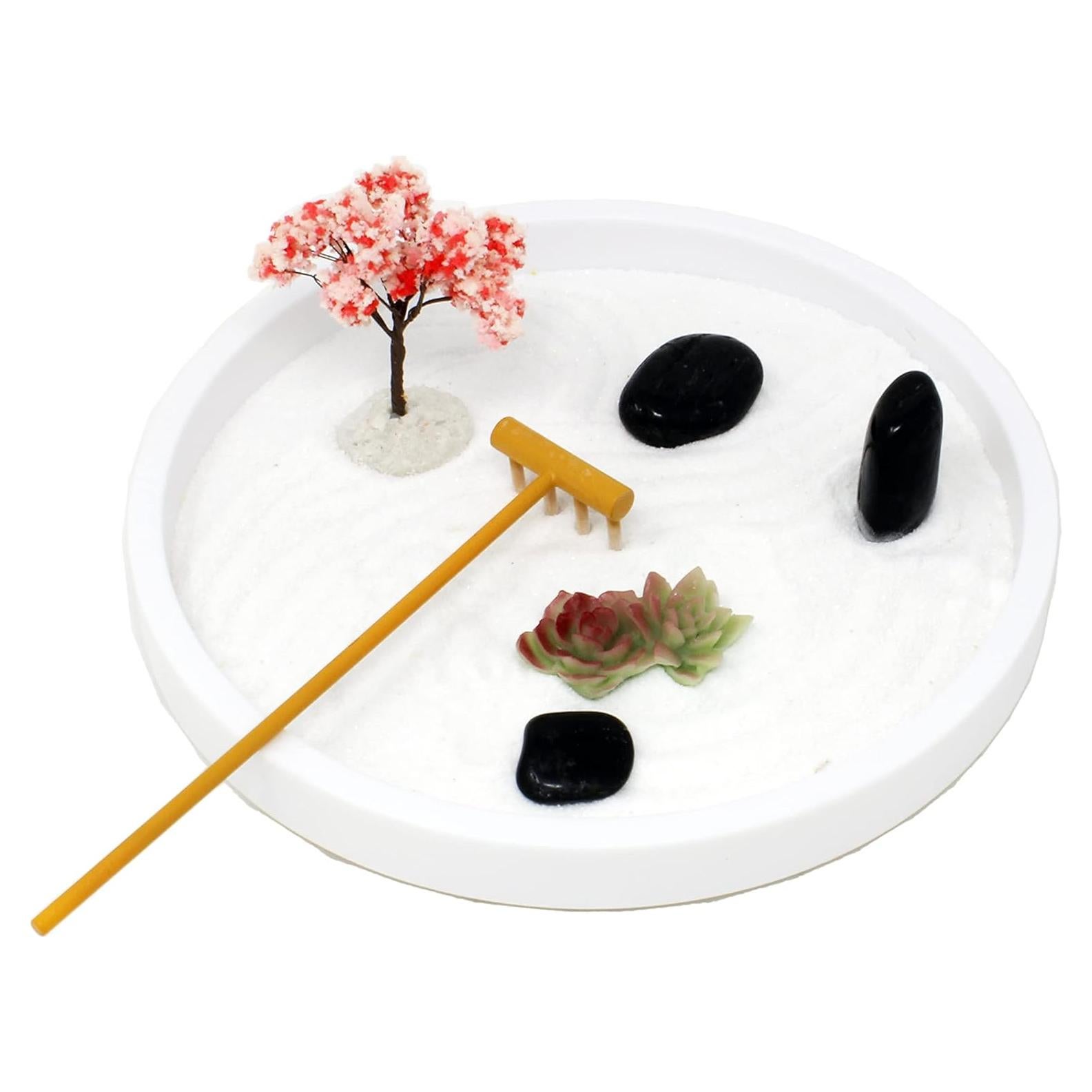 Kit Mini Jardín Zen Nature's Mark para Escritorio 20cm