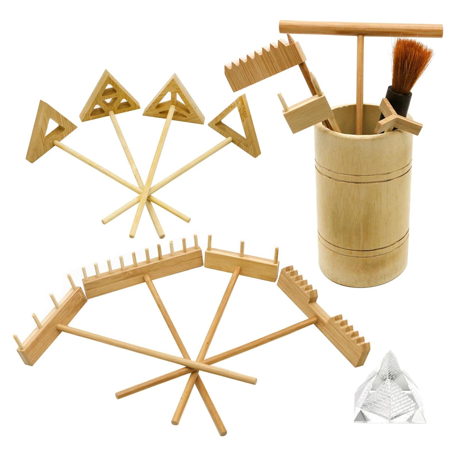 Kit de Rastrillos de Jardín Zen JJJ Arts - 15 Accesorios