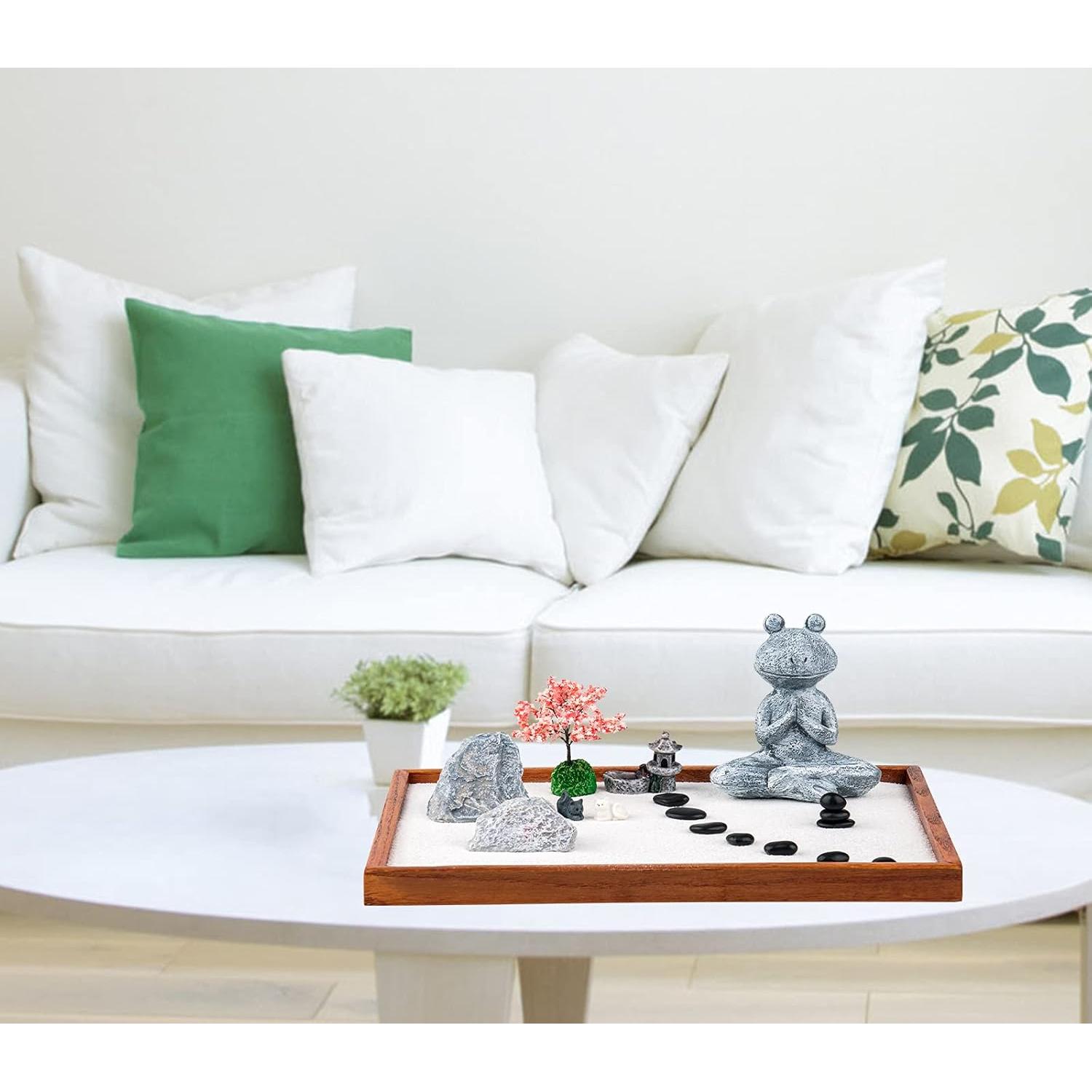 Jardín Zen en Miniatura Xing 35 x 24 cm para Relajación