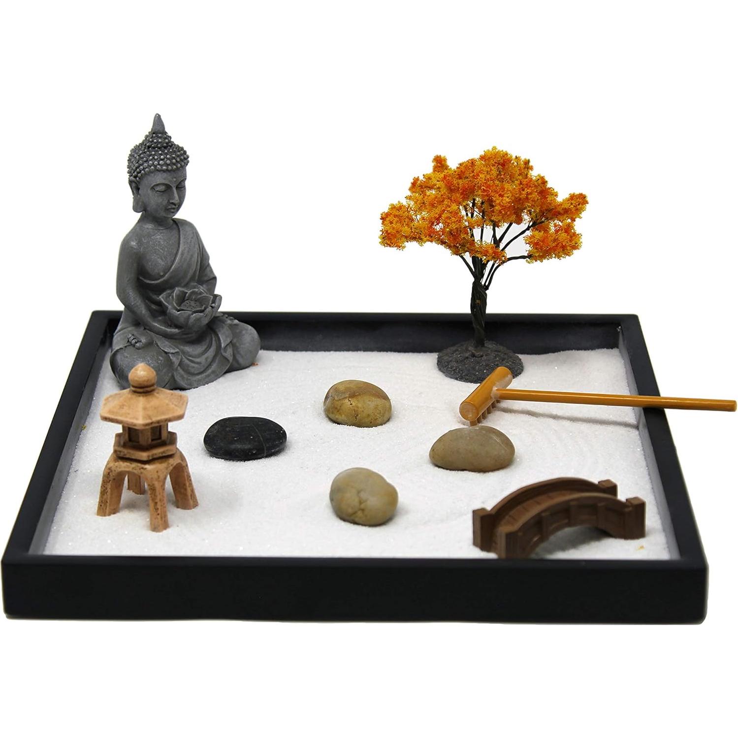 Kit Mini Jardín Zen Nature's Mark para Escritorio 22.91cm