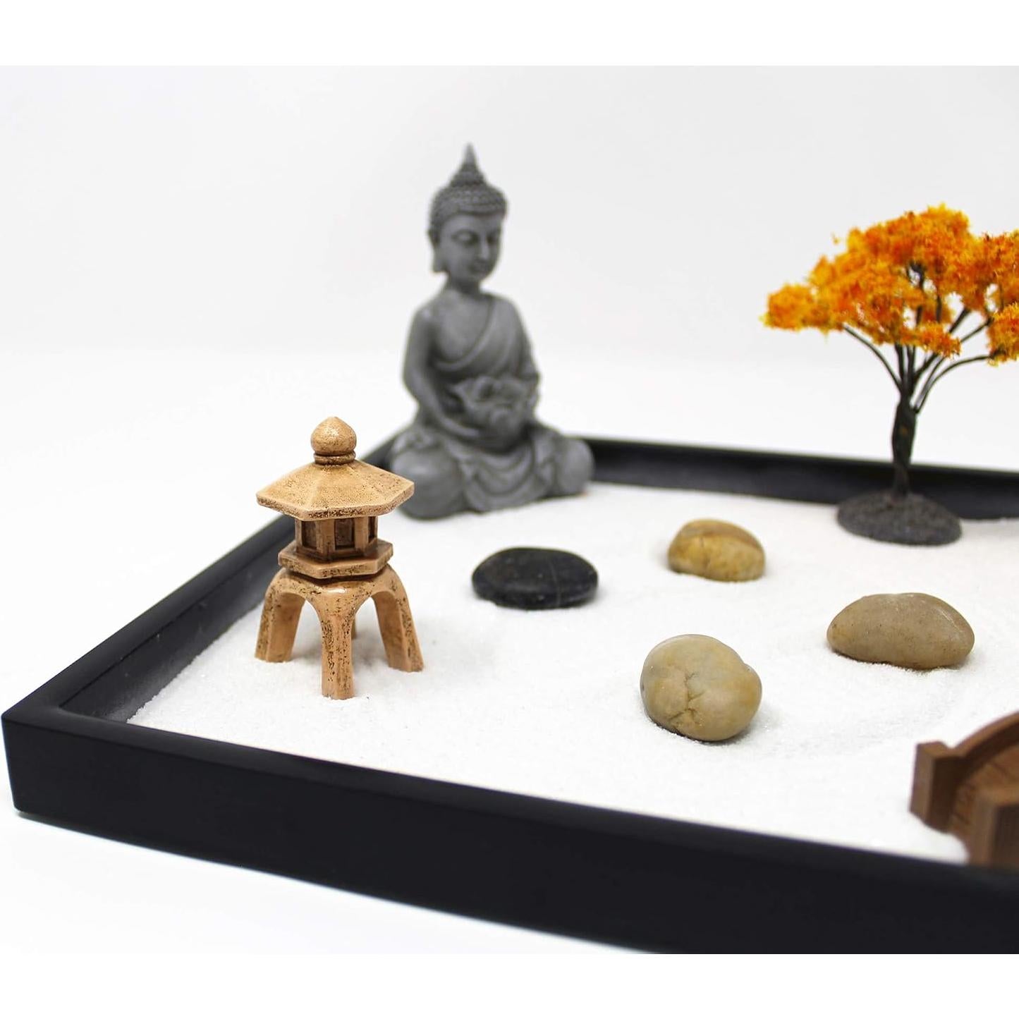 Kit Mini Jardín Zen Nature's Mark para Escritorio 22.91cm