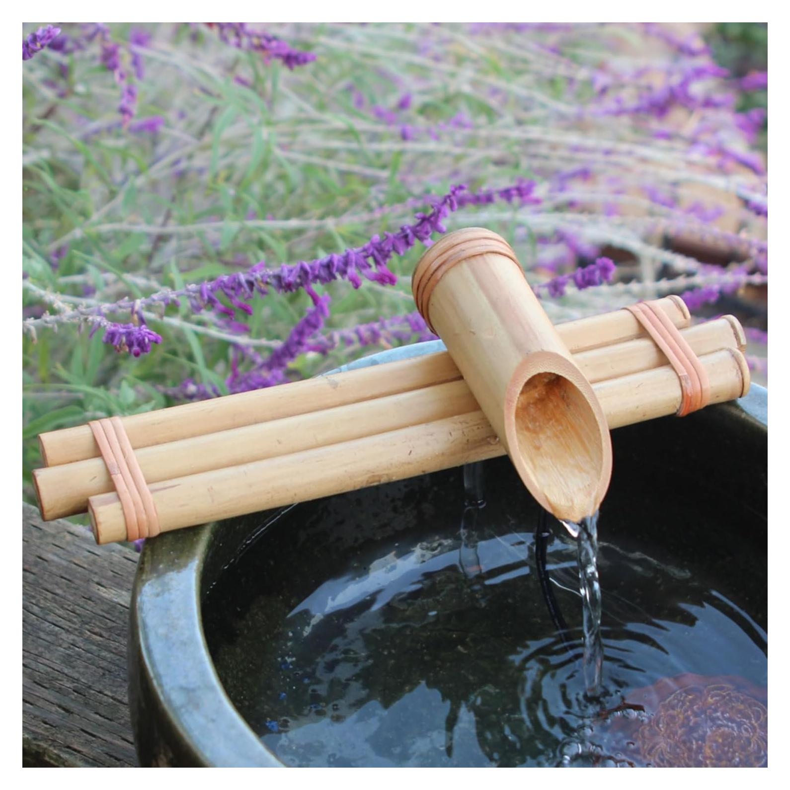 Kit Fuente Zen Bamboo Accents - Pico Tres Brazos 30.48 cm