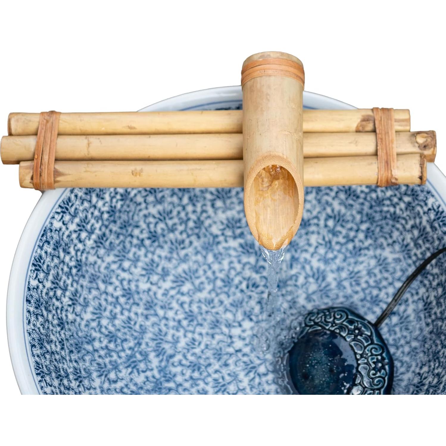 Kit Fuente Zen Bamboo Accents - Pico Tres Brazos 30.48 cm