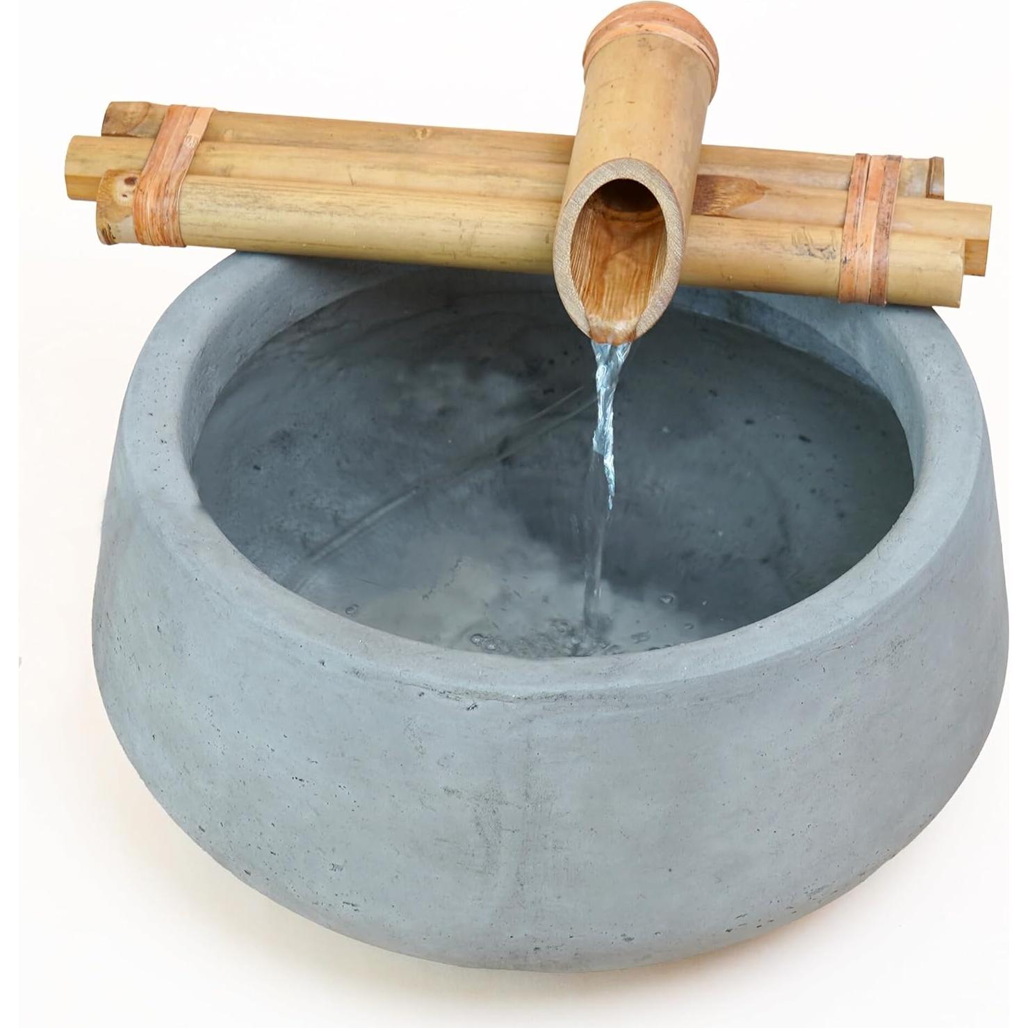 Kit Fuente Zen Bamboo Accents - Pico Tres Brazos 30.48 cm