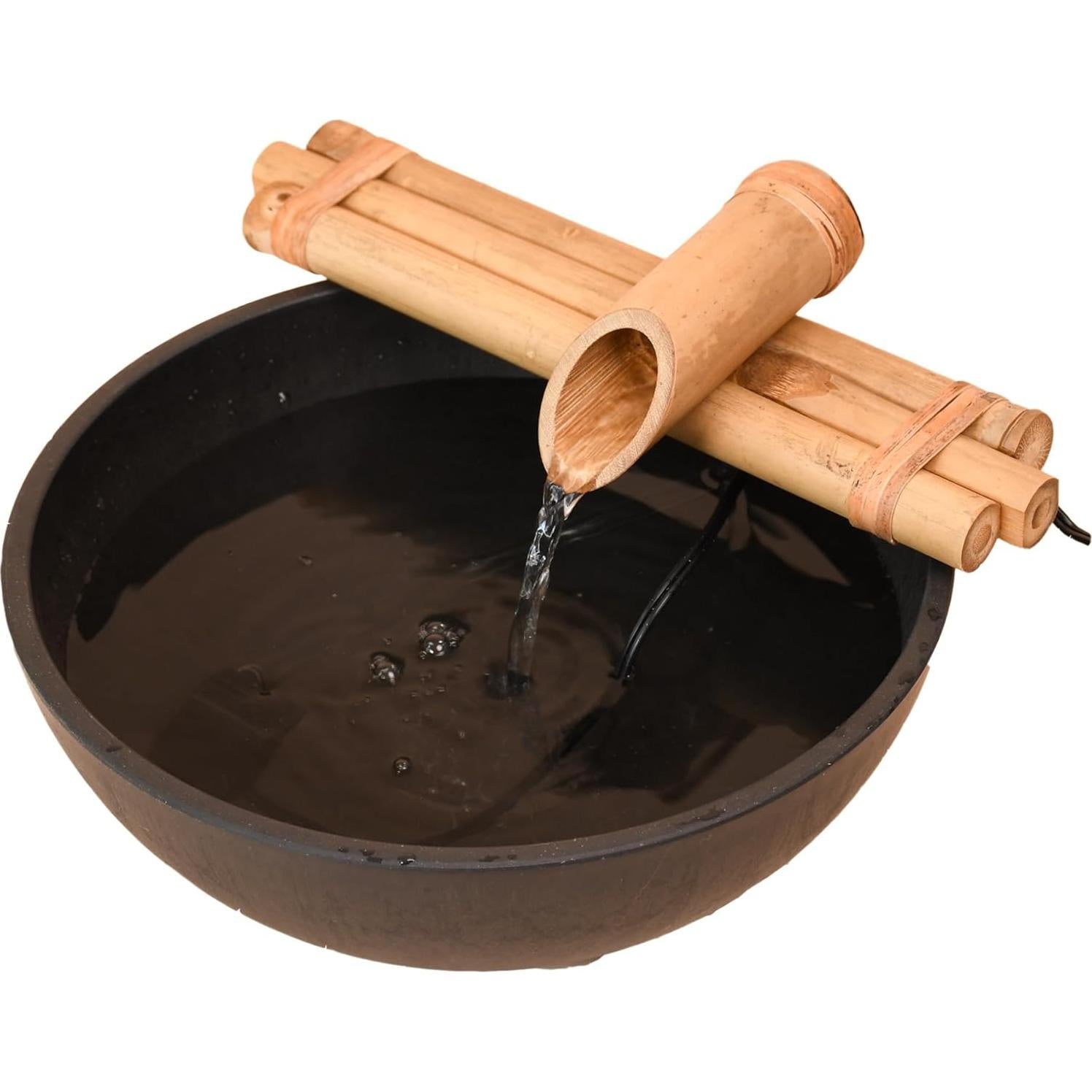 Kit Fuente Zen Bamboo Accents - Pico Tres Brazos 30.48 cm