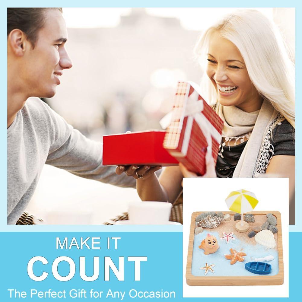 Kit Jardín Zen Miniatura WEBEEDY con Bandeja y Accesorios