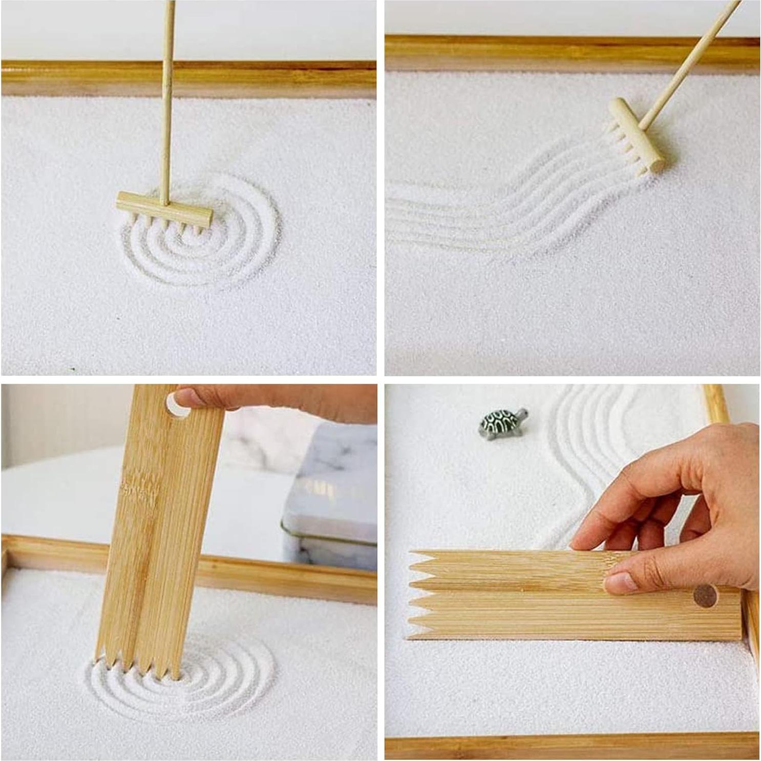 Kit Jardín Zen Woohome - 21.5x17.5cm Decoración Meditativa