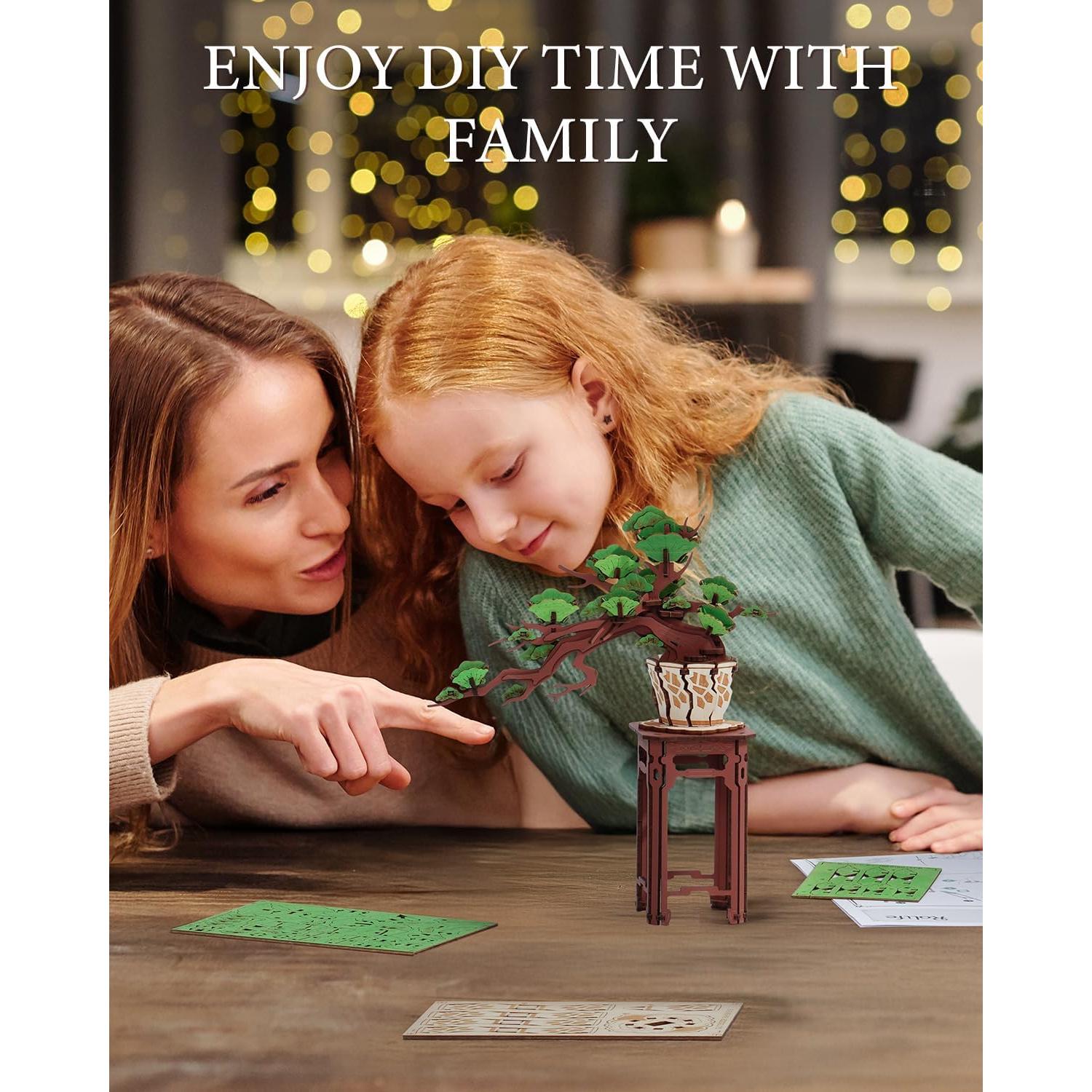 Rompecabezas 3D de Madera Rolife Árbol de Pino Zen 115 Piezas