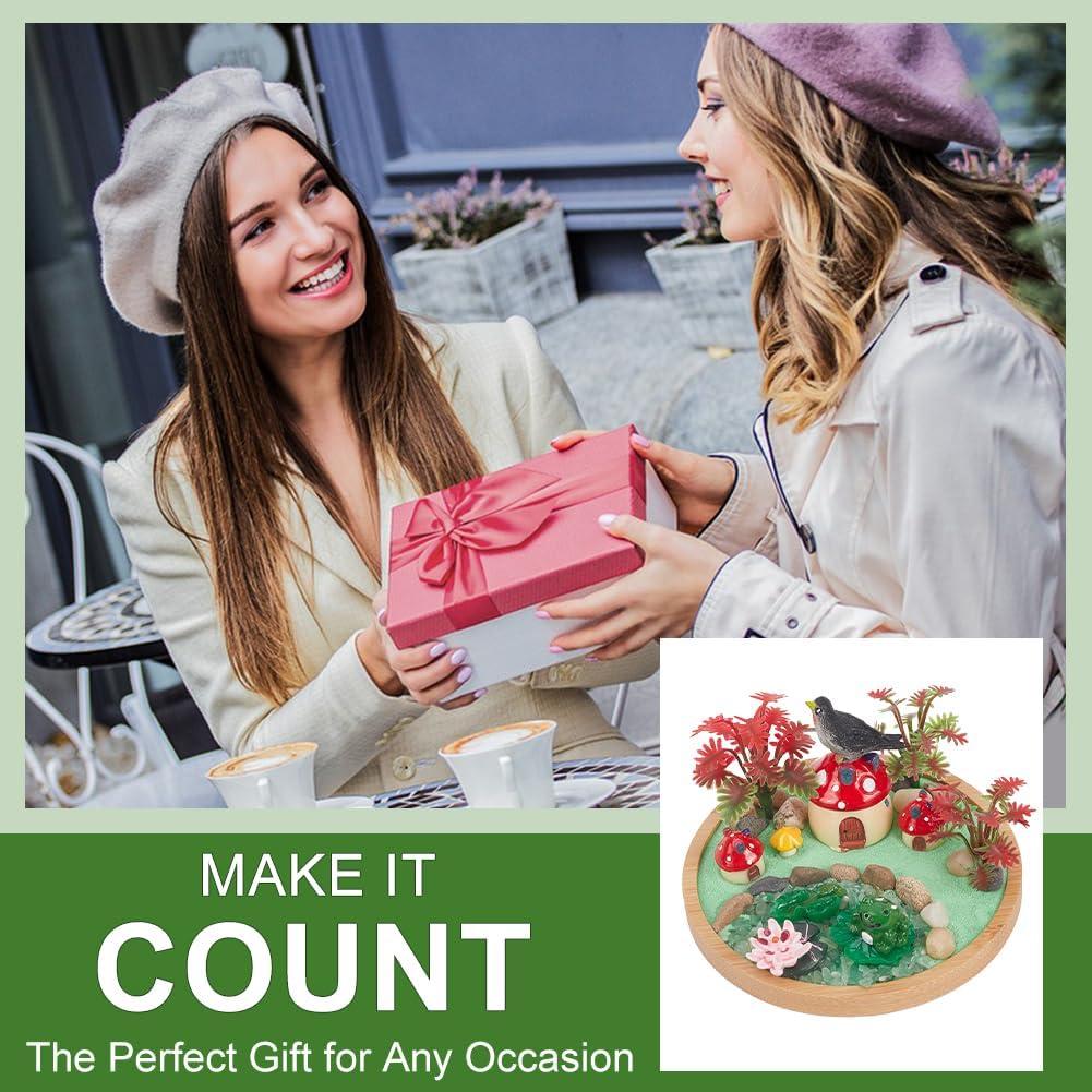 Kit de Jardín Zen Miniatura WEBEEDY - Playa, 3 Piezas