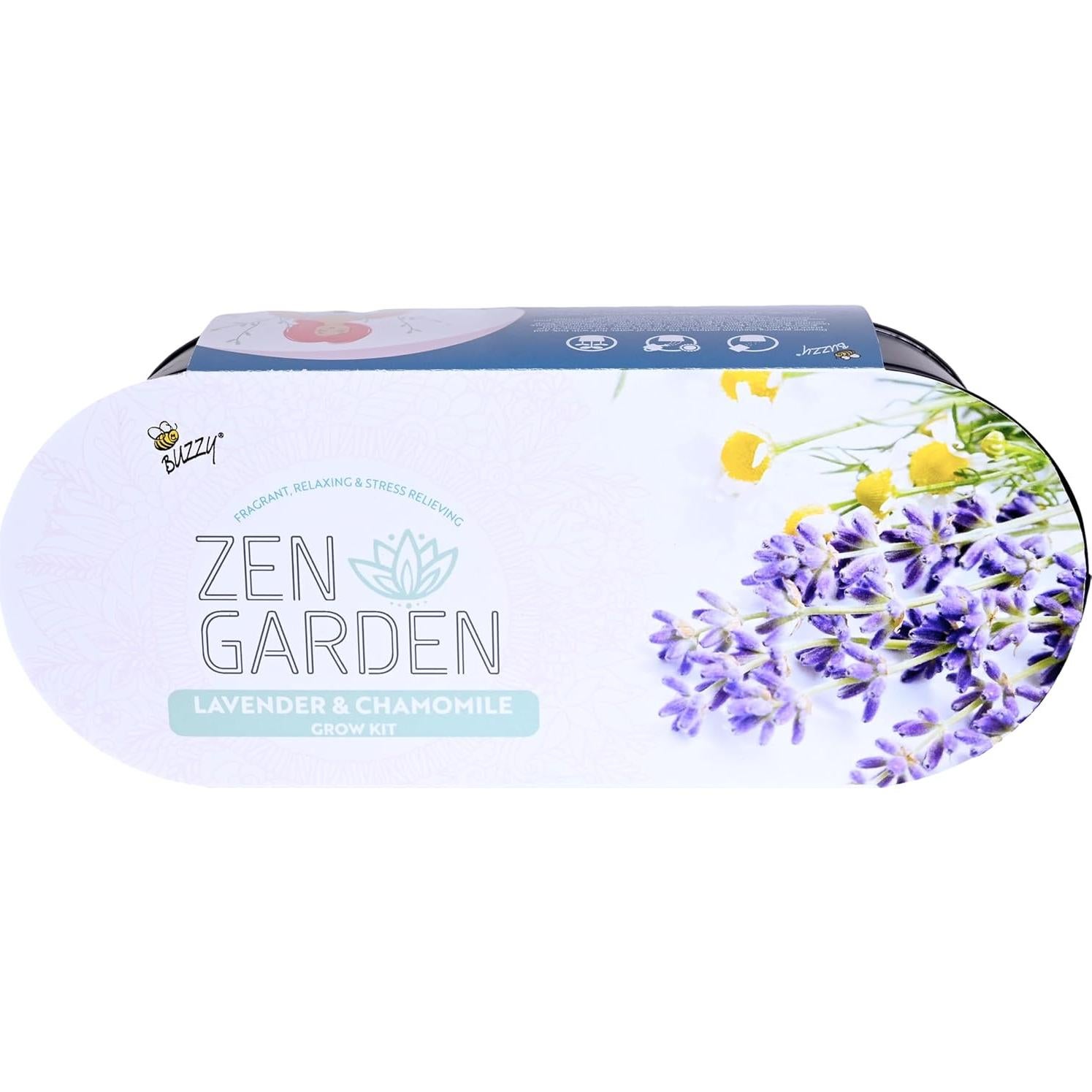 Kit de Jardín Zen Buzzy - Semillas de Manzanilla y Lavanda