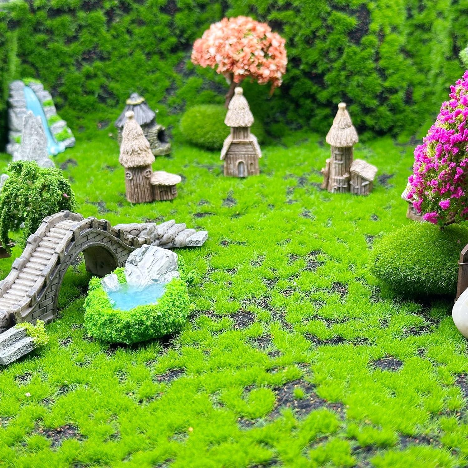 Kit de Jardín Mini Woohome 121 PCS Accesorios Decorativos