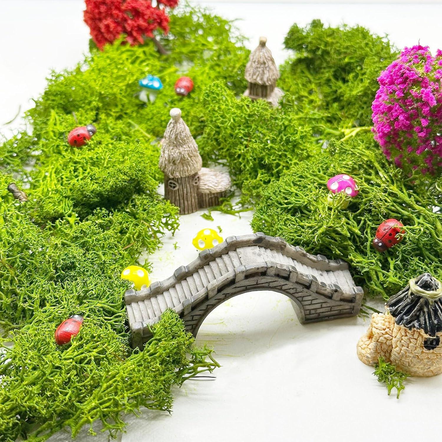 Kit de Jardín Mini Woohome 121 PCS Accesorios Decorativos