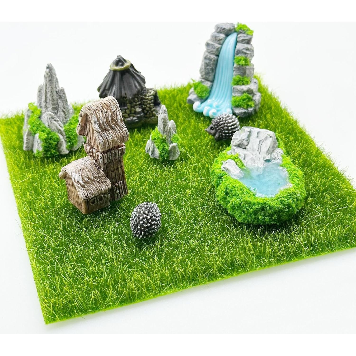 Kit de Jardín Mini Woohome 121 PCS Accesorios Decorativos