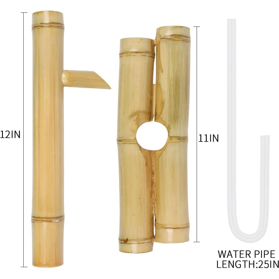Fuente de Agua de Bambú Foci Cozi 30.48 cm Interior Exterior