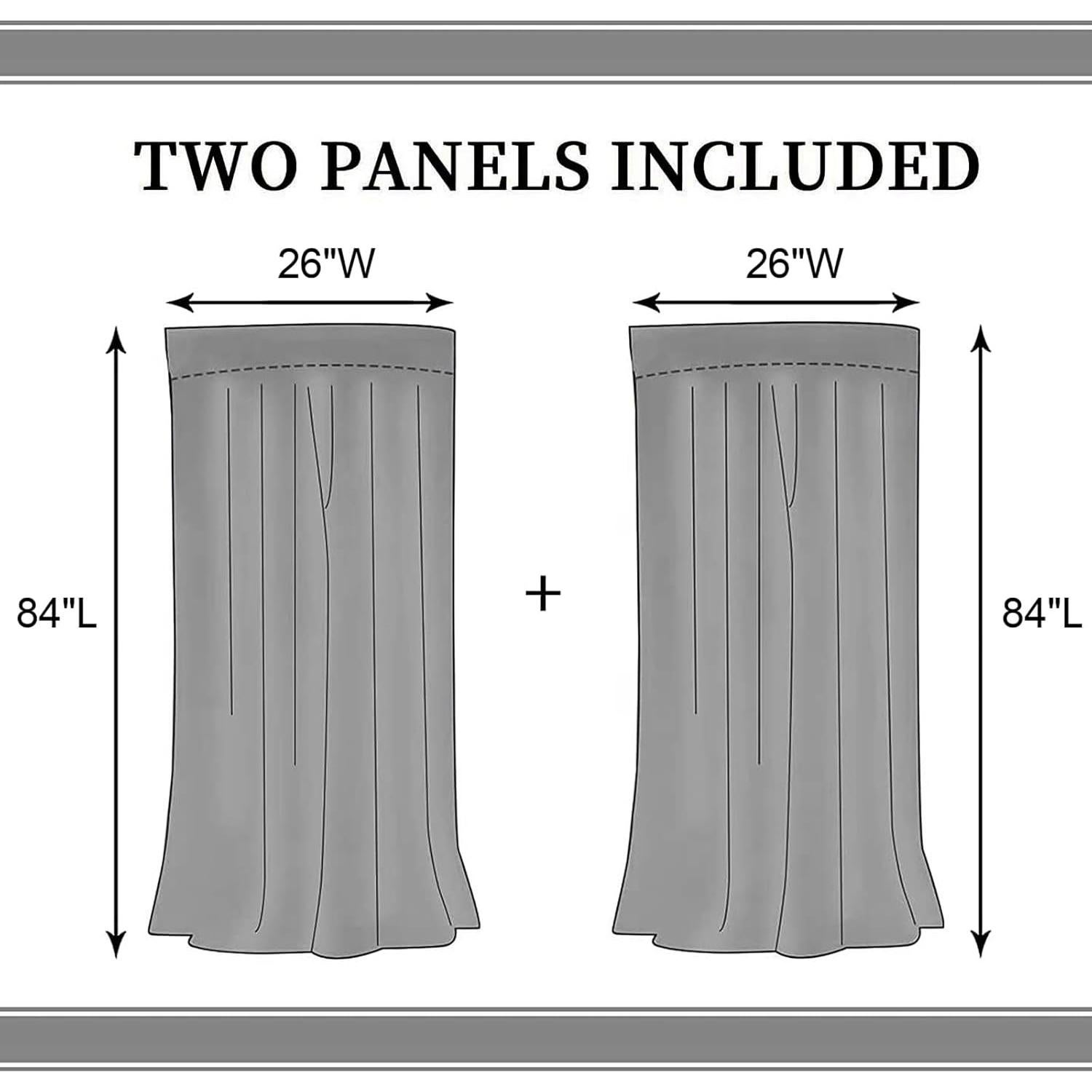 Cortinas TKUYO Woodland 2 Paneles Animales 52x84 cm