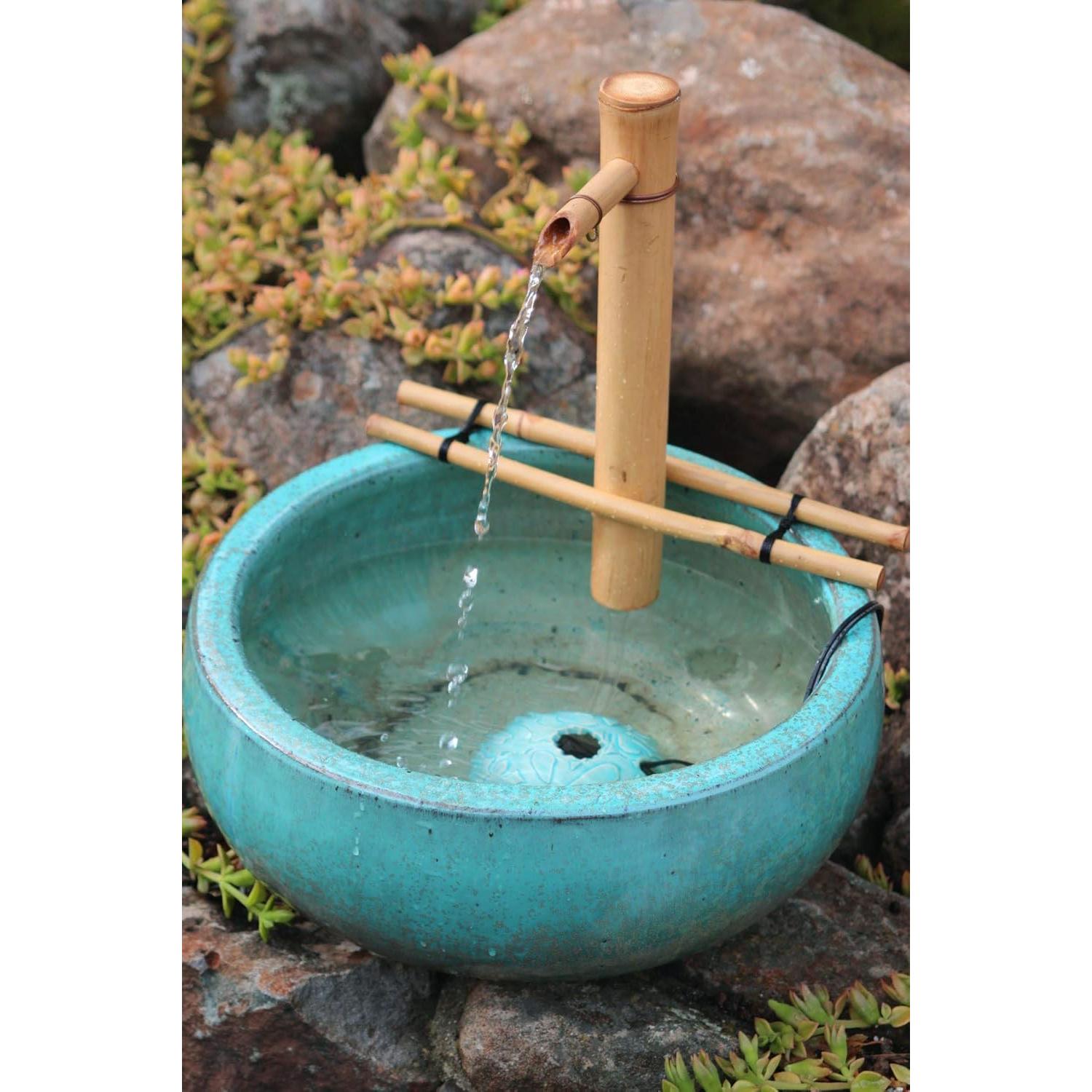 Kit Fuente Ajustable Bamboo Accents 30.5cm con Bomba y Brazos