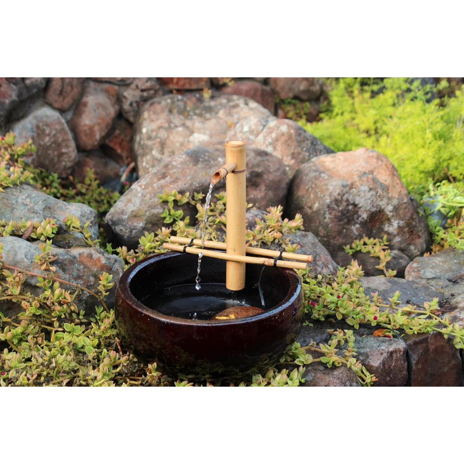 Kit Fuente Ajustable Bamboo Accents 30.5cm con Bomba y Brazos