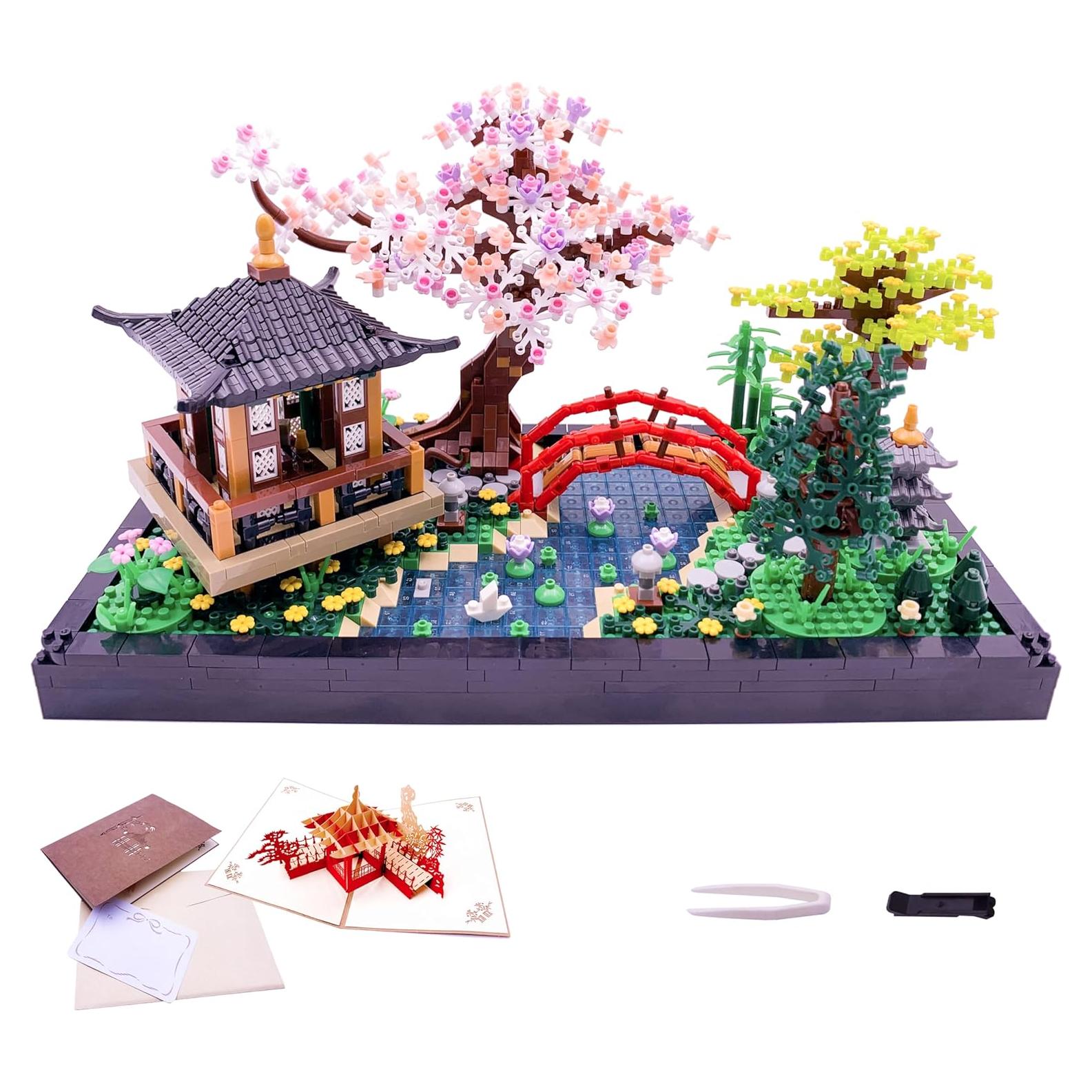 Conjunto de Bloques de Construcción Zen Japonés Alizdd 2280 Piezas
