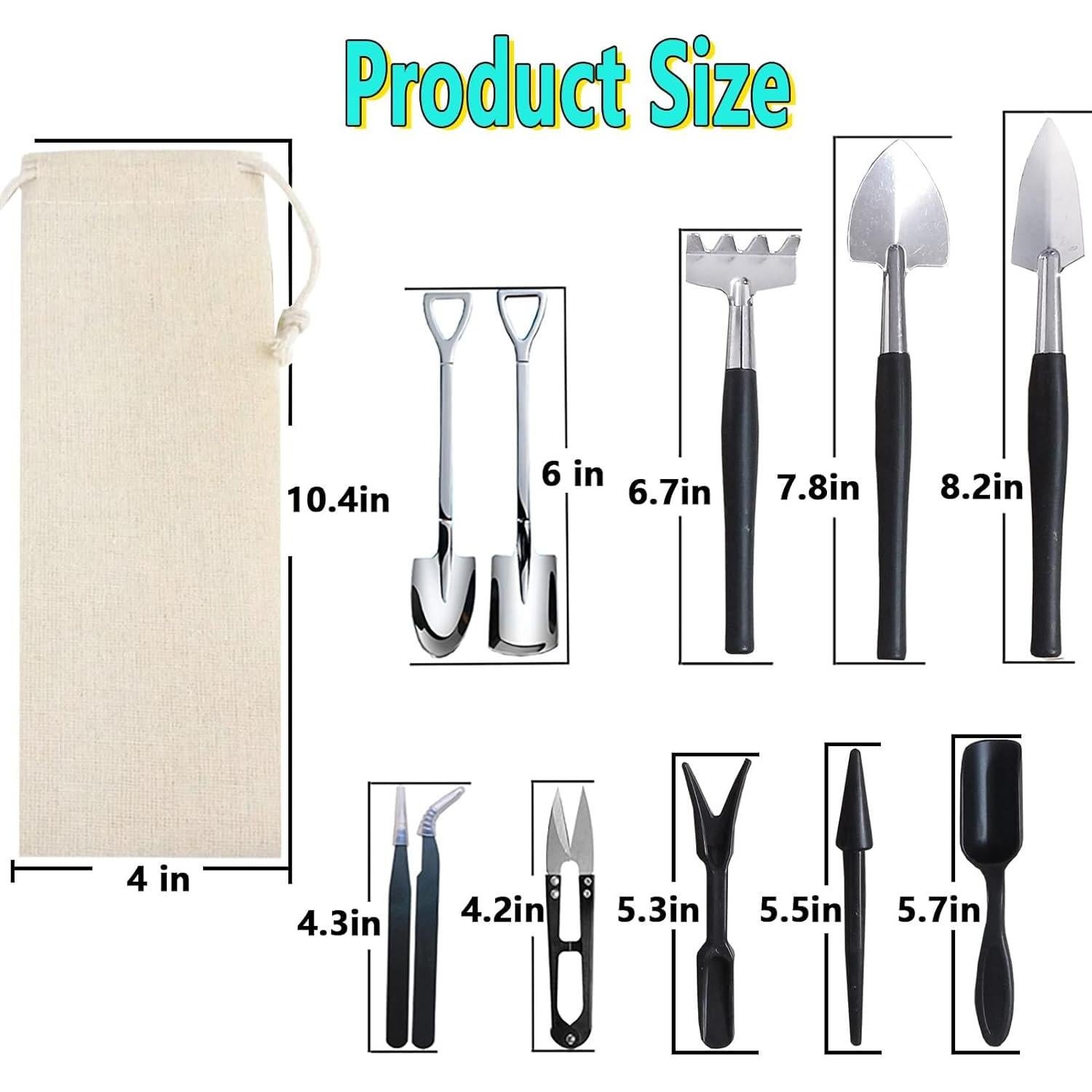 Kit de Herramientas para Suculentas Wobodan 12 Piezas Jardinería