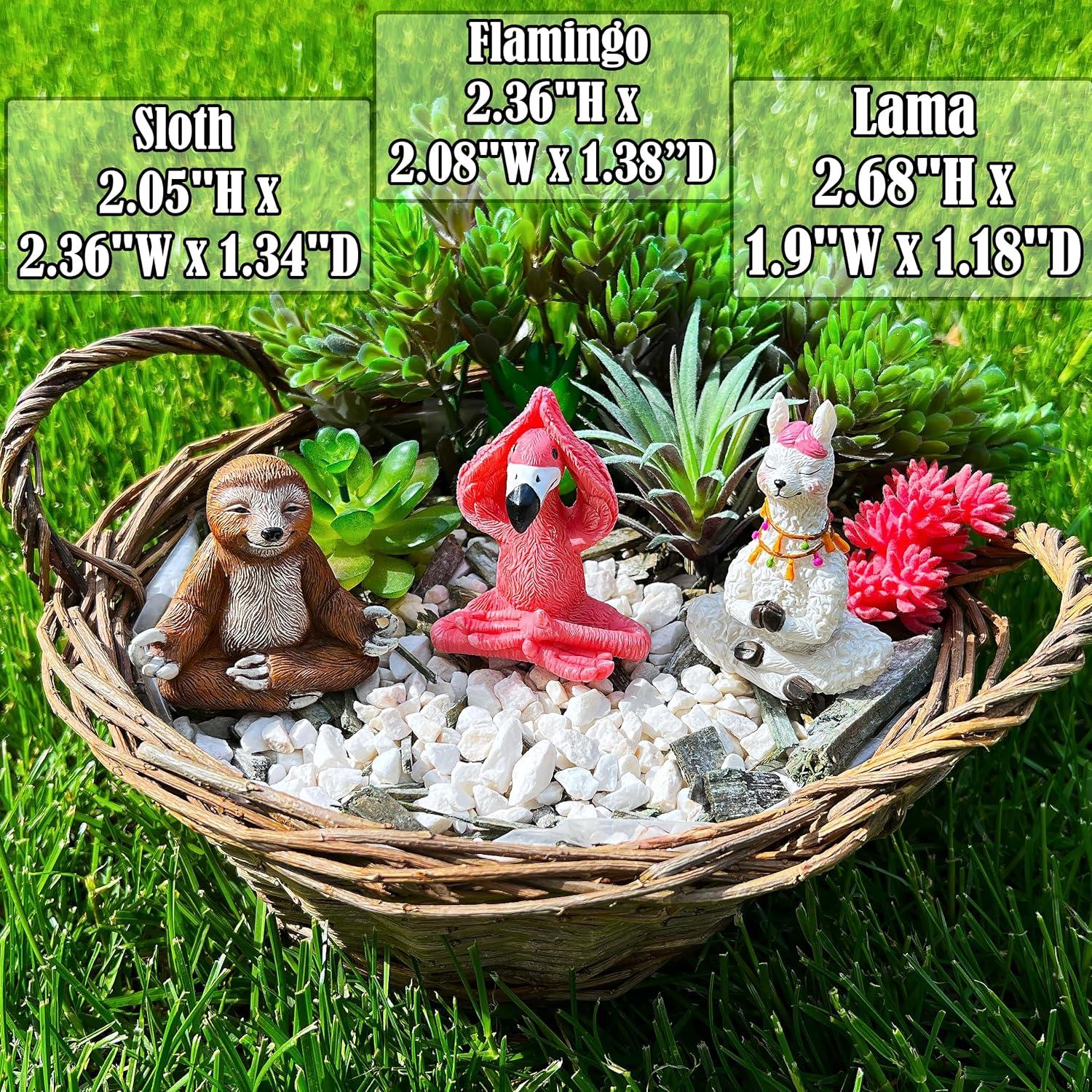 Conjunto de Figuras de Yoga Miniatura Mood Lab - 3 Piezas