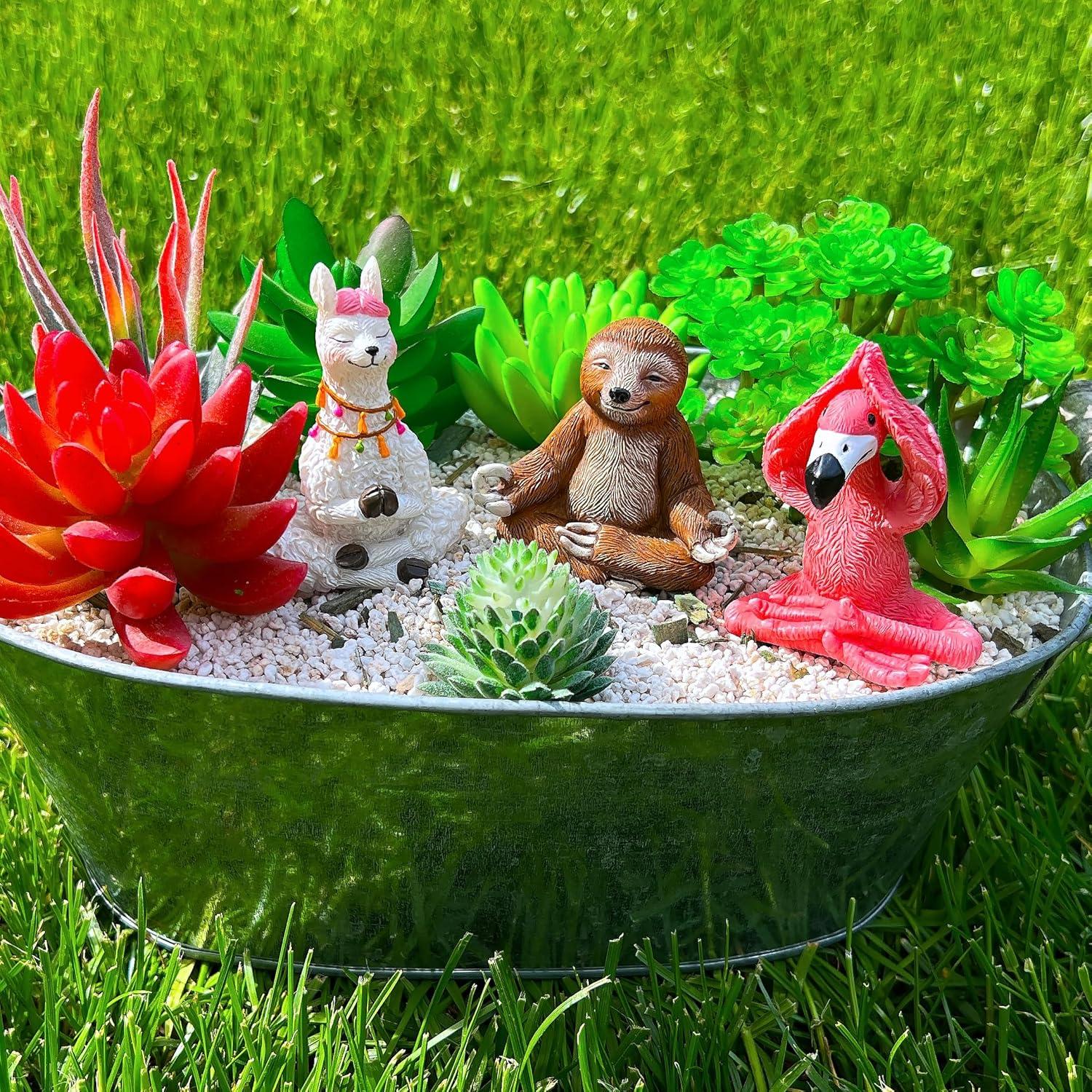 Conjunto de Figuras de Yoga Miniatura Mood Lab - 3 Piezas