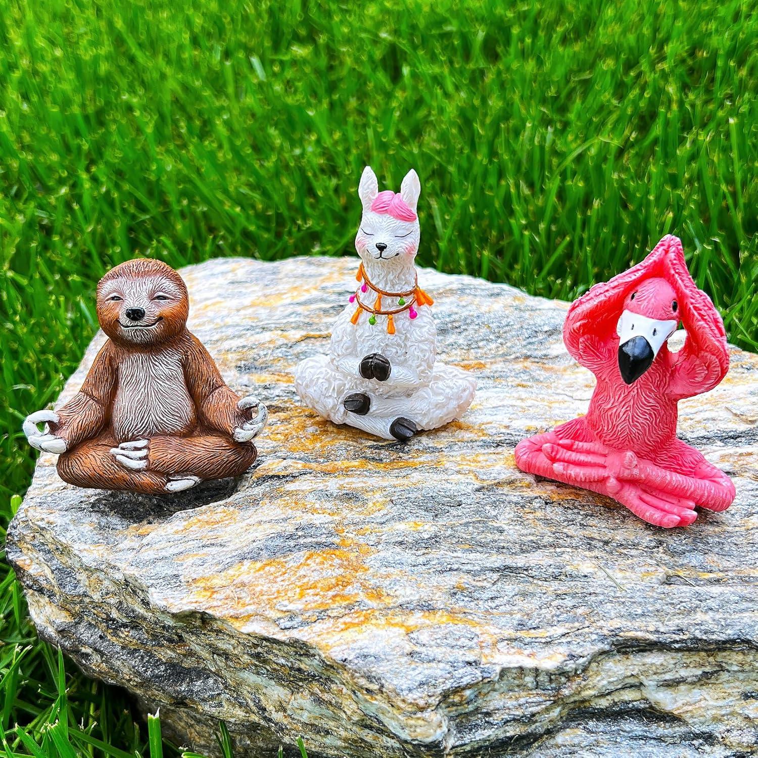 Conjunto de Figuras de Yoga Miniatura Mood Lab - 3 Piezas