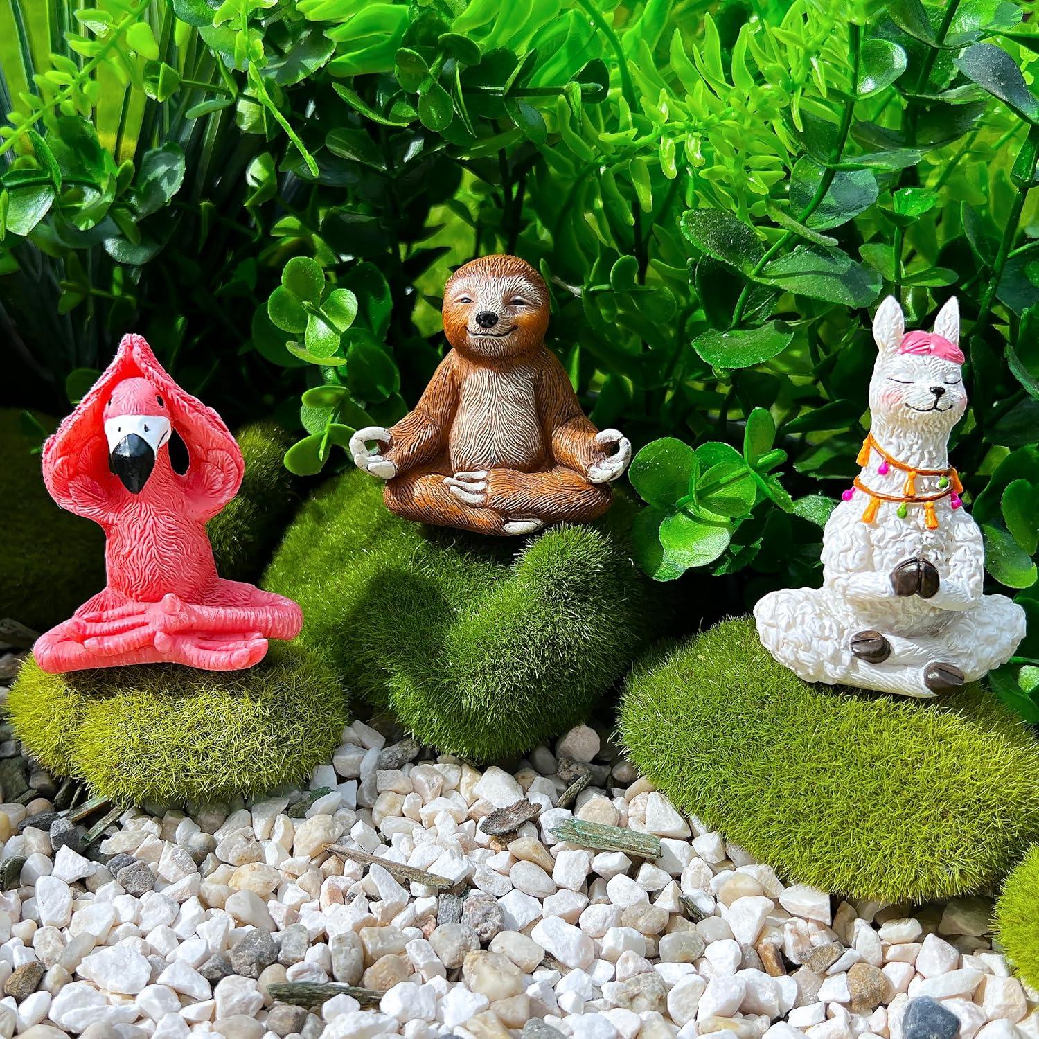 Conjunto de Figuras de Yoga Miniatura Mood Lab - 3 Piezas