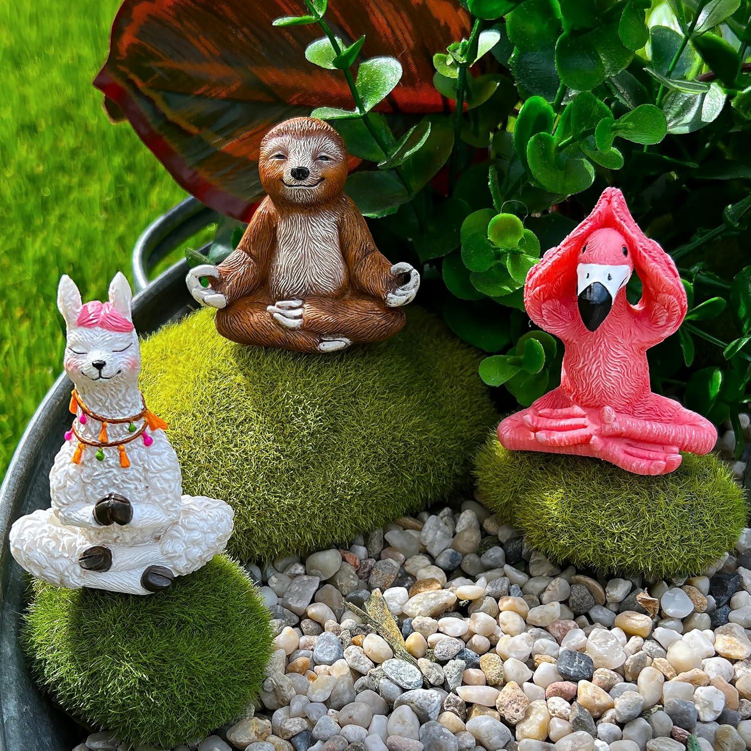 Conjunto de Figuras de Yoga Miniatura Mood Lab - 3 Piezas