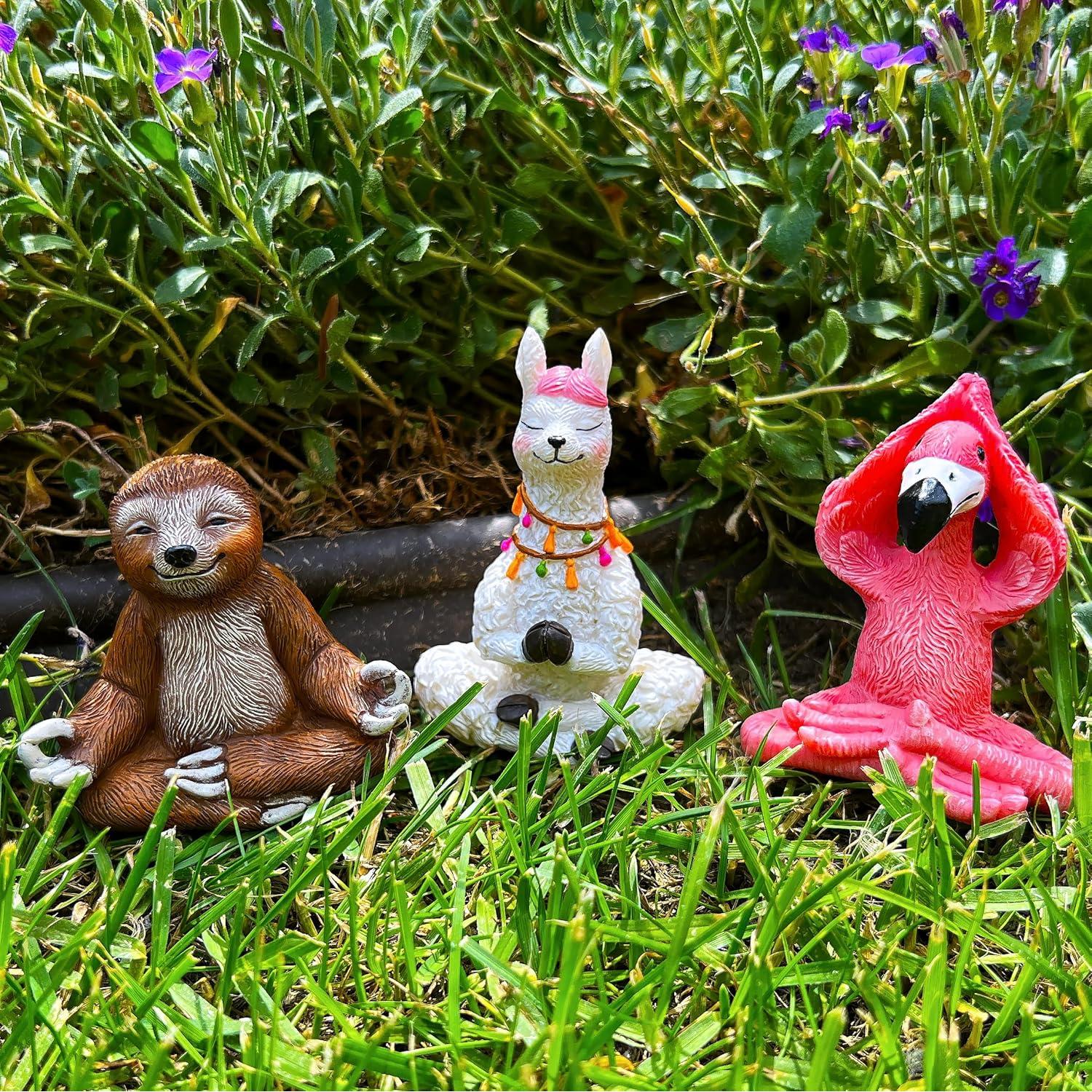 Conjunto de Figuras de Yoga Miniatura Mood Lab - 3 Piezas