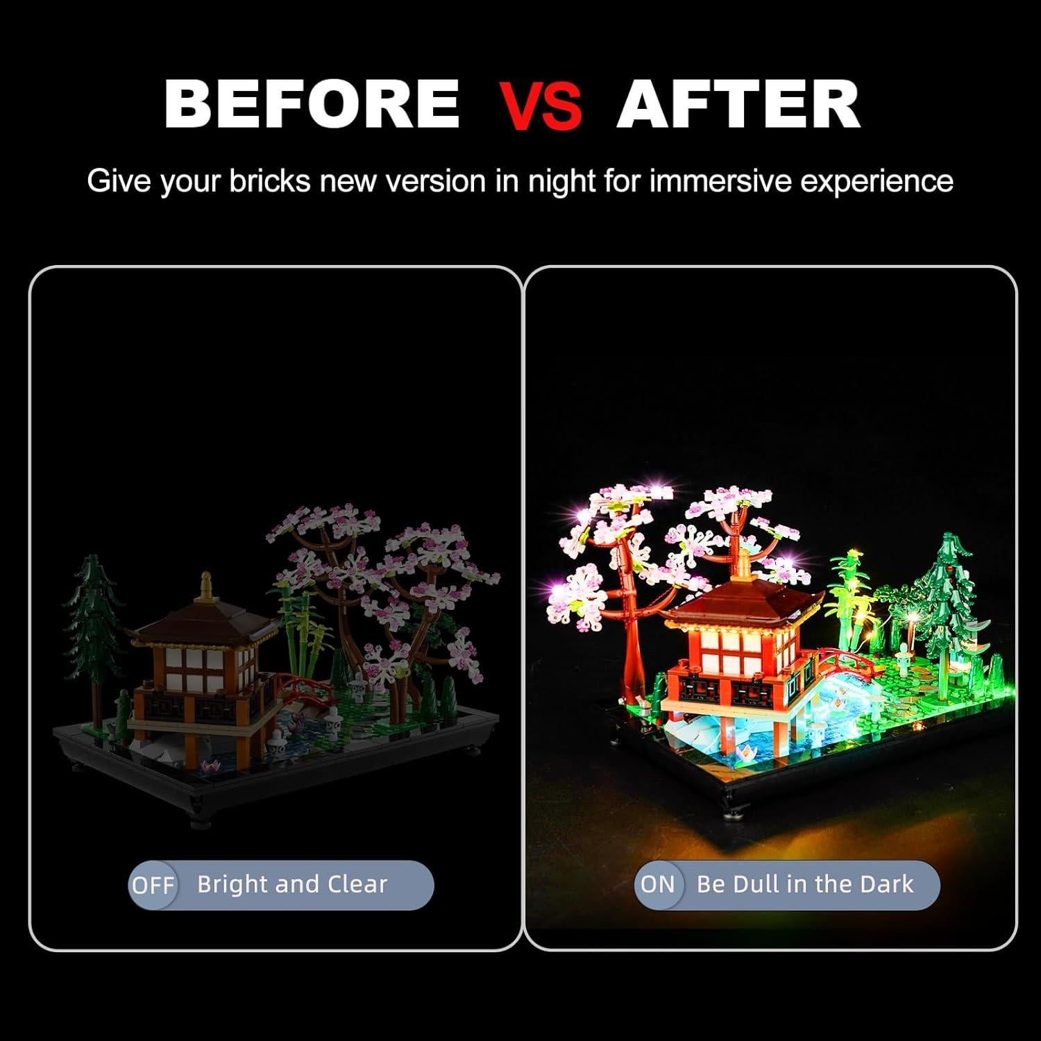 Kit de Luz LED para Lego 10315 Jardín Tranquilo - Iluminación DIY