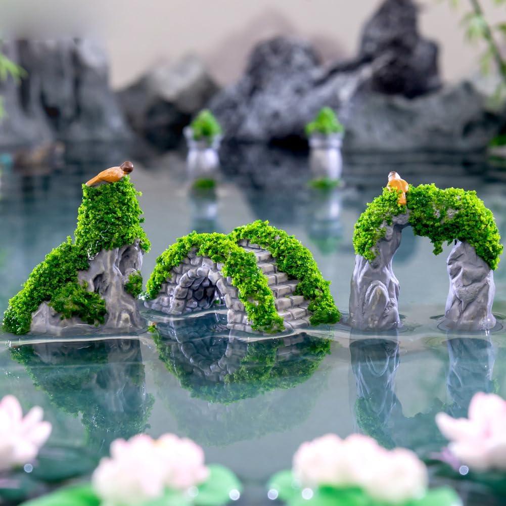 Mini Puente de Jardín de Hadas Purple Star - 11 Pack Accesorios