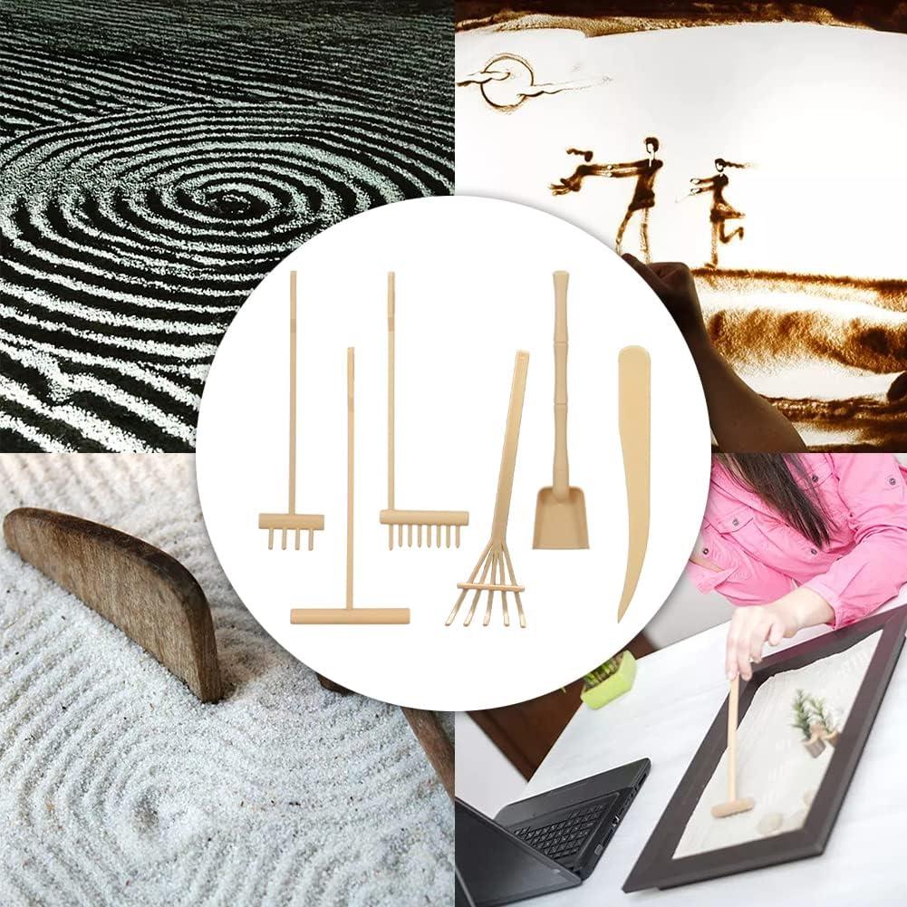 Kit de Herramientas para Jardín Zen Pilarmuture 6 Piezas Beige