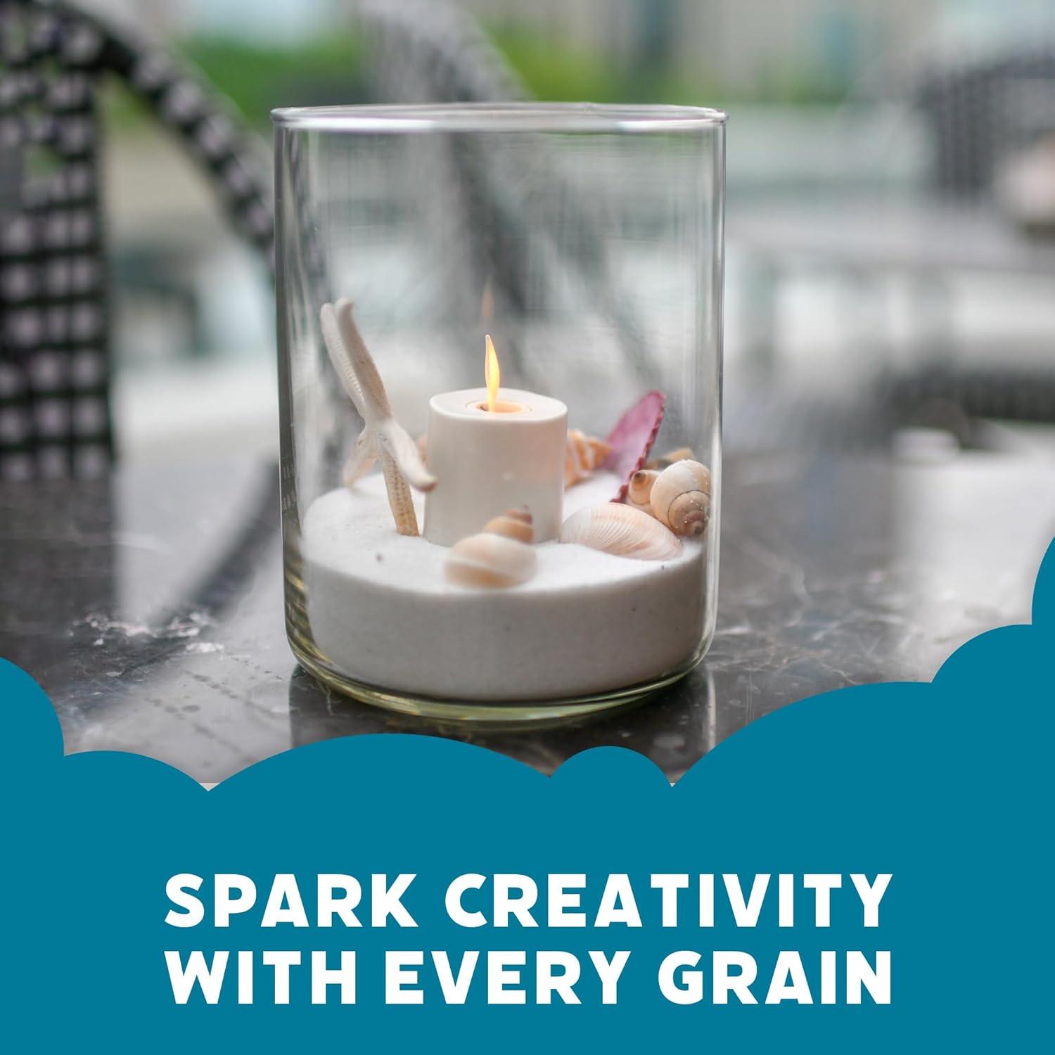 Arena Blanca Decorativa Podzly 2.27 kg - Manualidades y Bodas