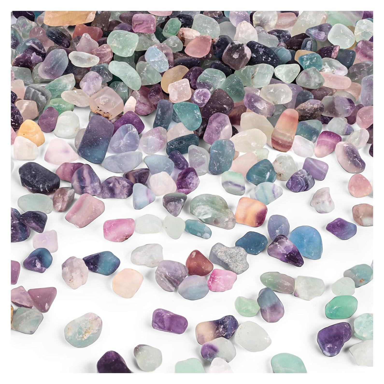 Cristales de Cuarzo JOHOUSE Chips Pulidos 0.45 kg Decorativos