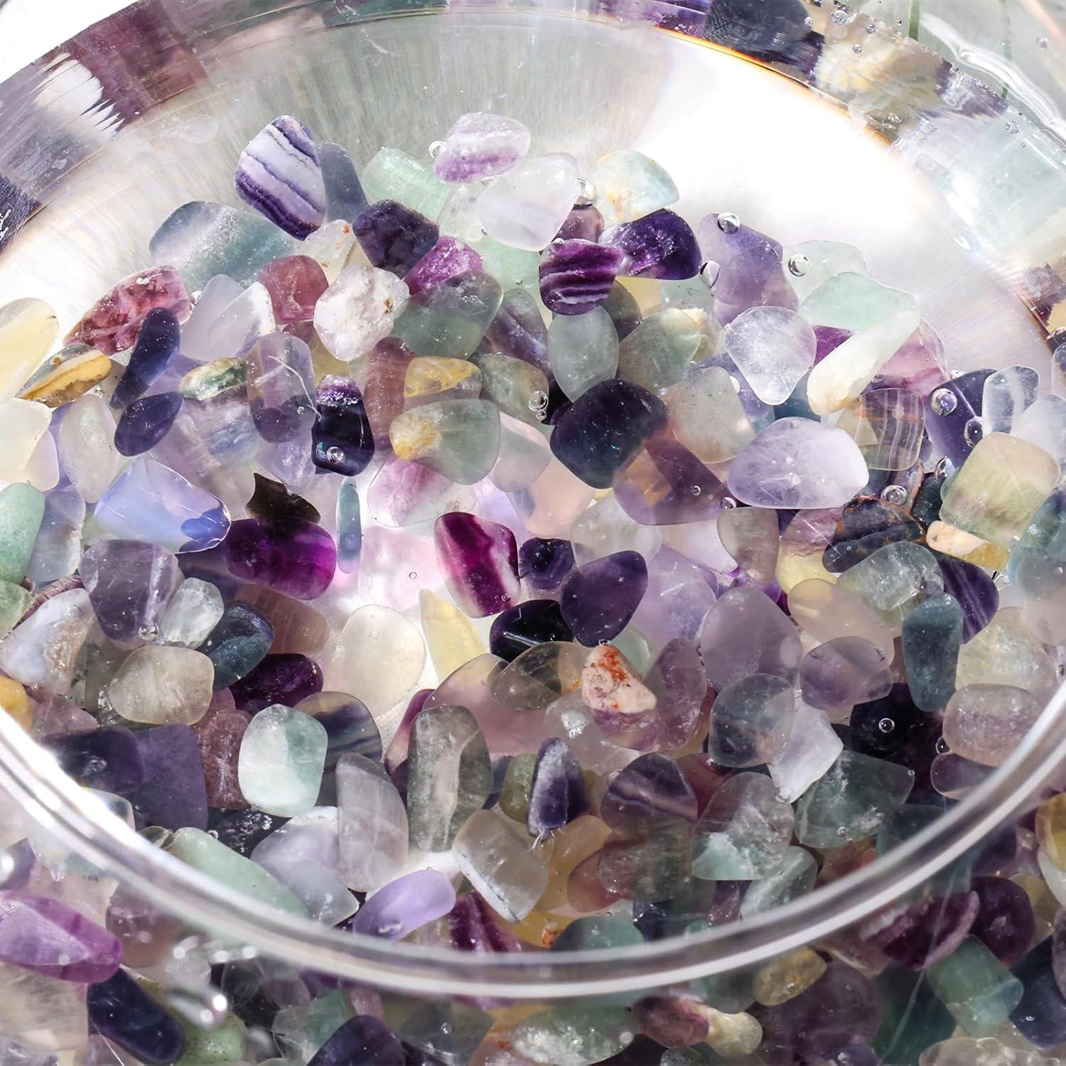 Cristales de Cuarzo JOHOUSE Chips Pulidos 0.45 kg Decorativos