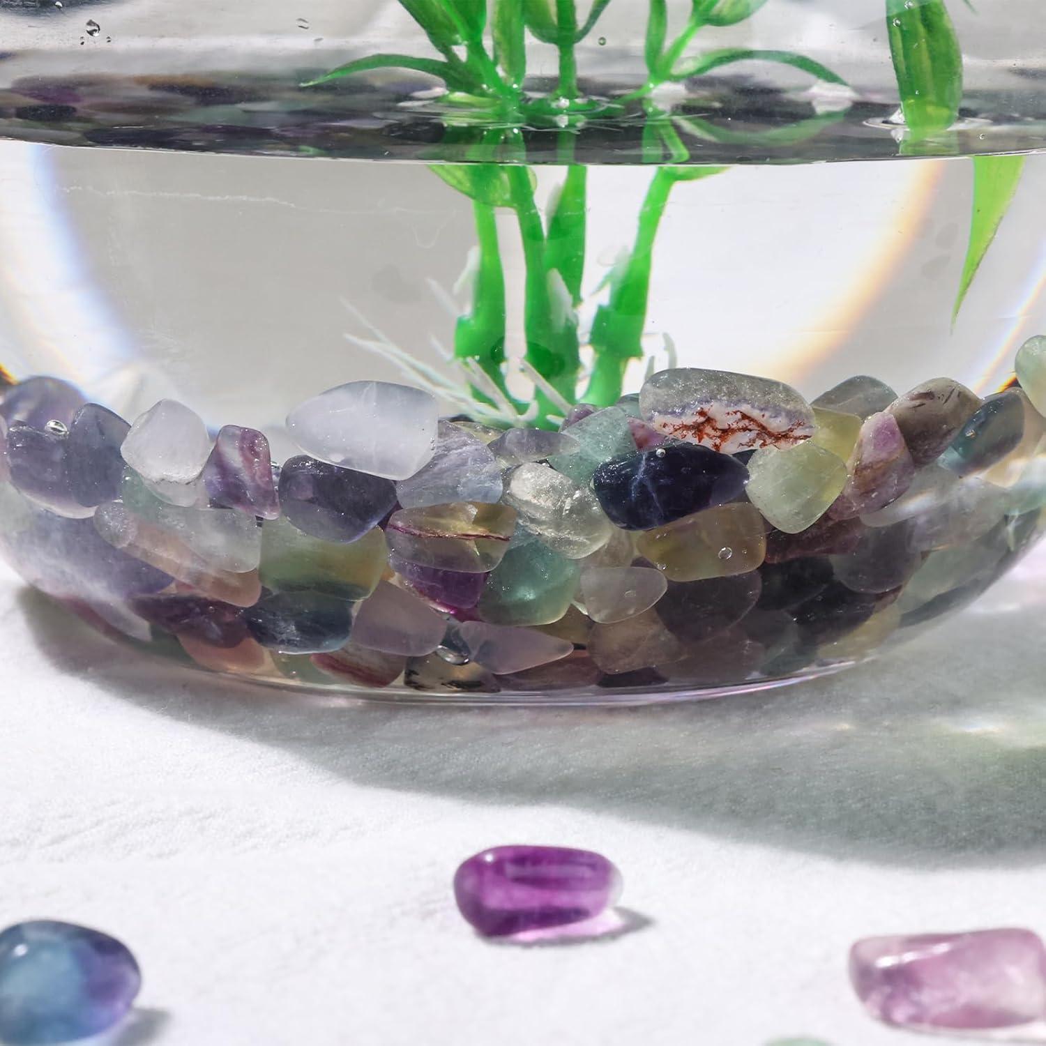 Cristales de Cuarzo JOHOUSE Chips Pulidos 0.45 kg Decorativos