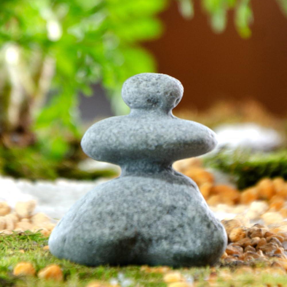 Estatuas de Rocas Zen Apiladas FADECOR - 7 Piedras Naturales