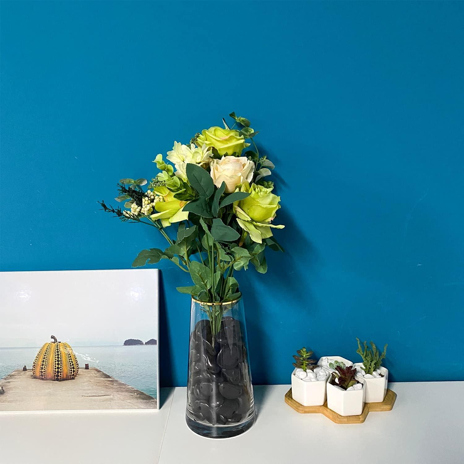 Piedras Negras Pulidas FANTIAN 2.3 kg 1-2 pulgadas Decorativas