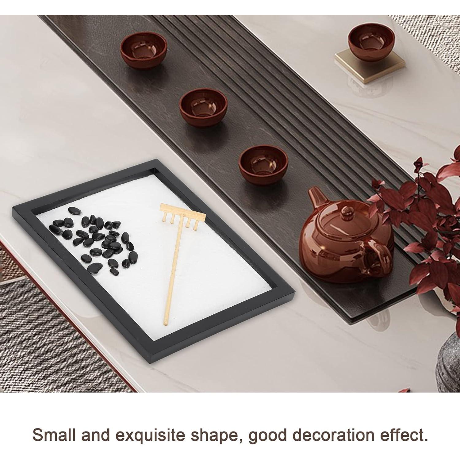 Jardín Zen Mini de Escritorio HEEPDD 21.6x17.5 cm Decorativo