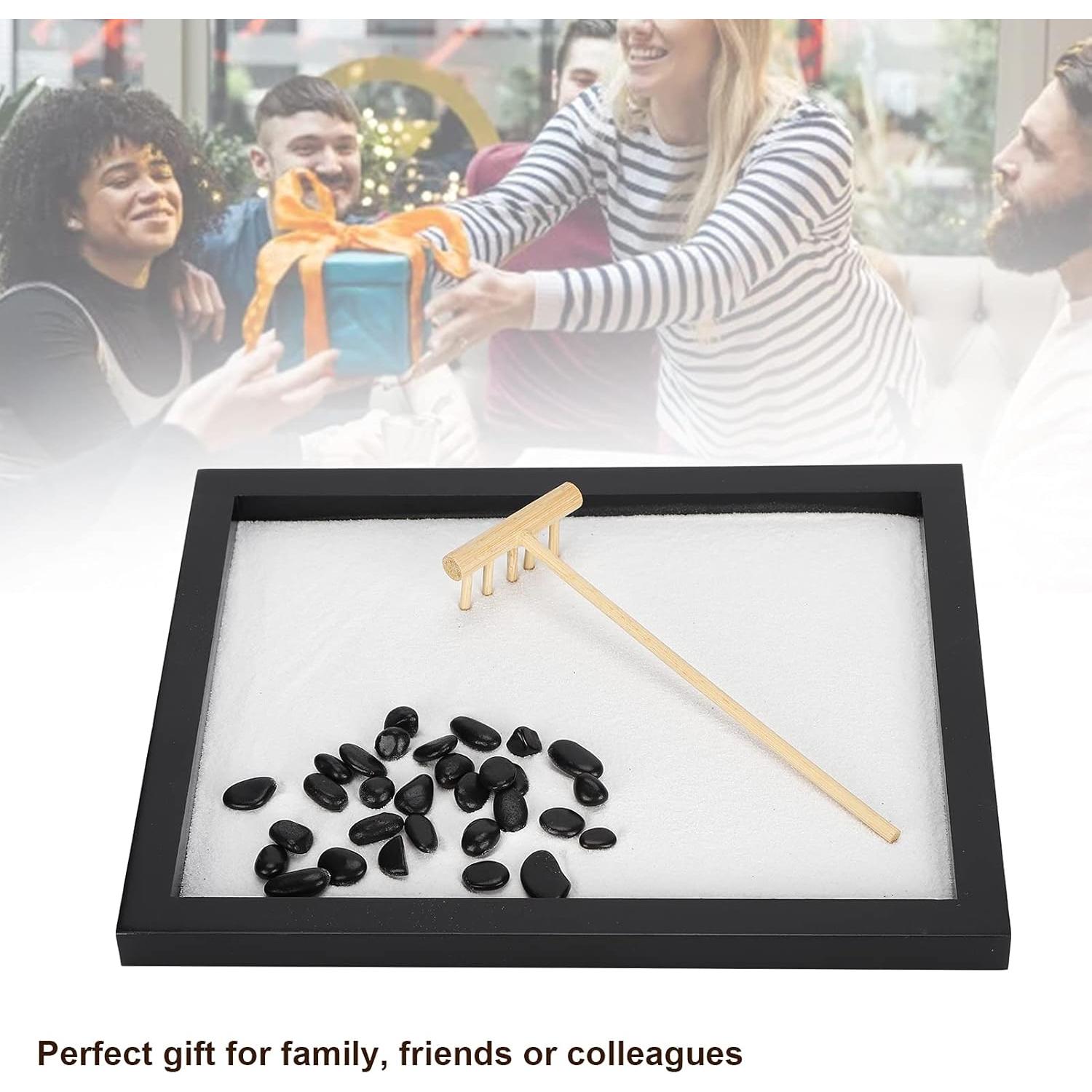 Jardín Zen Mini de Escritorio HEEPDD 21.6x17.5 cm Decorativo