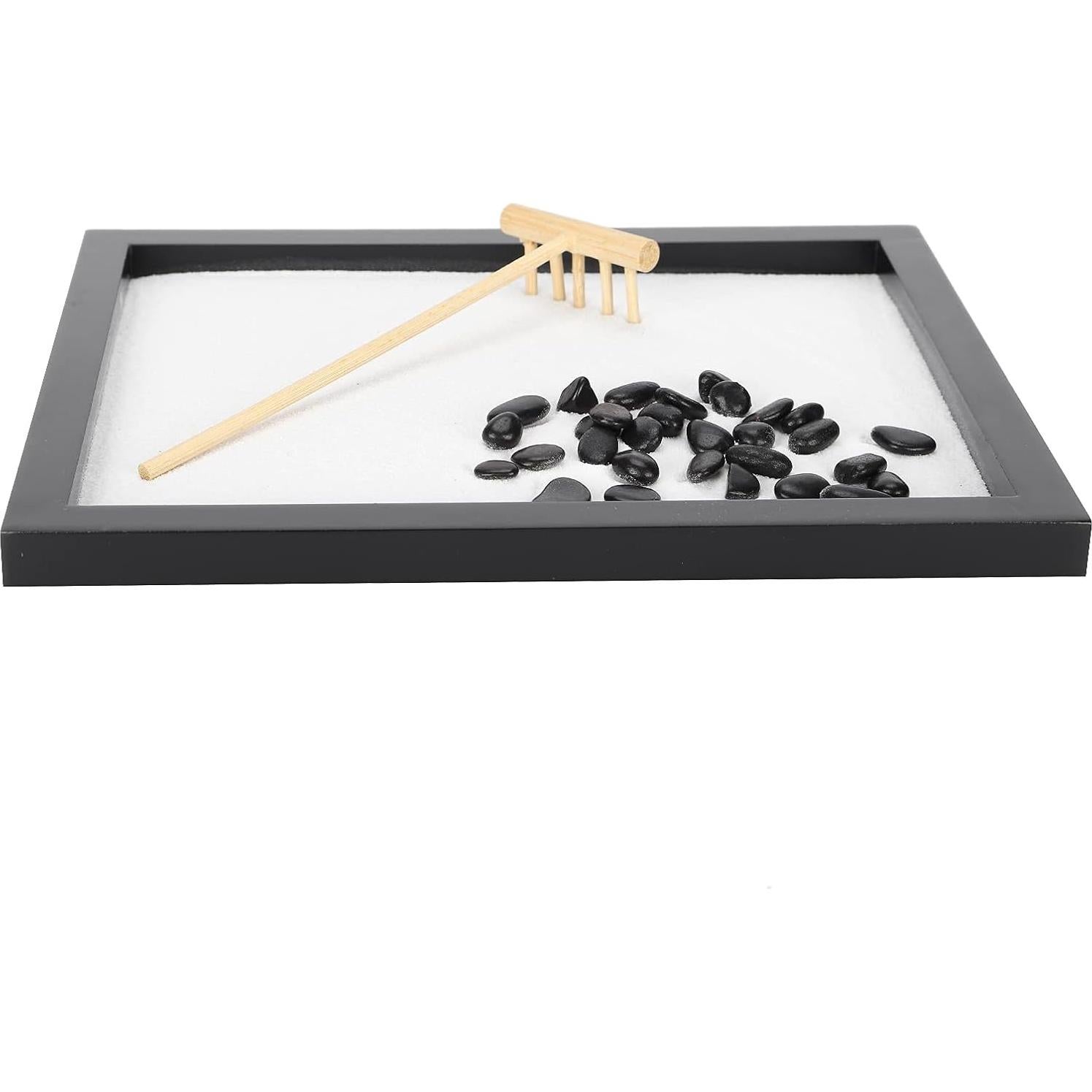 Jardín Zen Mini de Escritorio HEEPDD 21.6x17.5 cm Decorativo