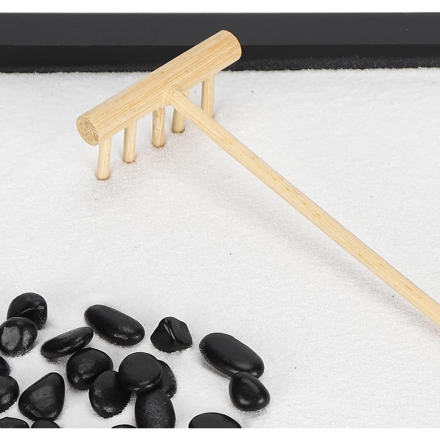 Jardín Zen Mini de Escritorio HEEPDD 21.6x17.5 cm Decorativo