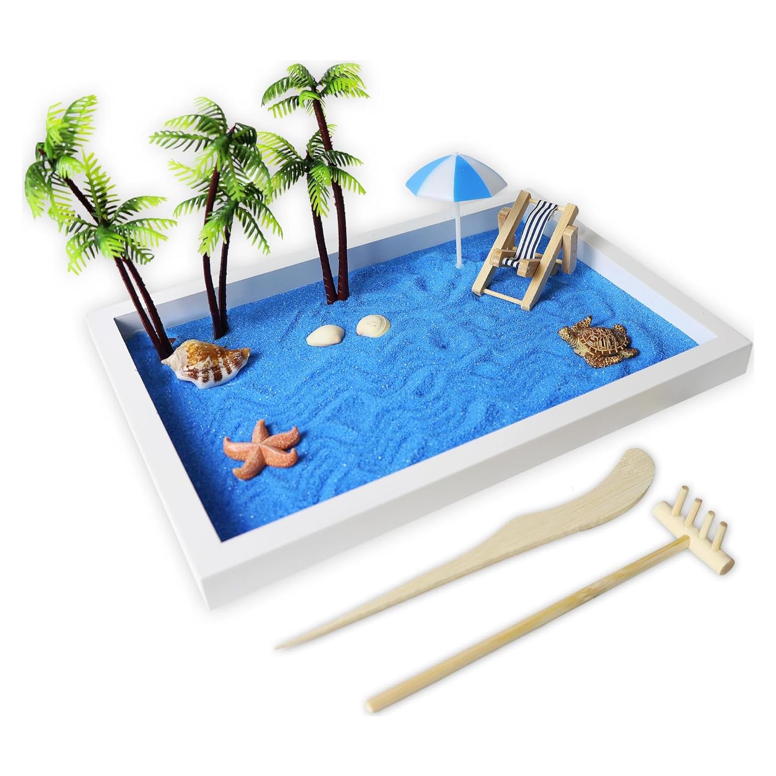 Jardín Zen para Escritorio Timani - Kit de Meditación 30.5x20.3 cm