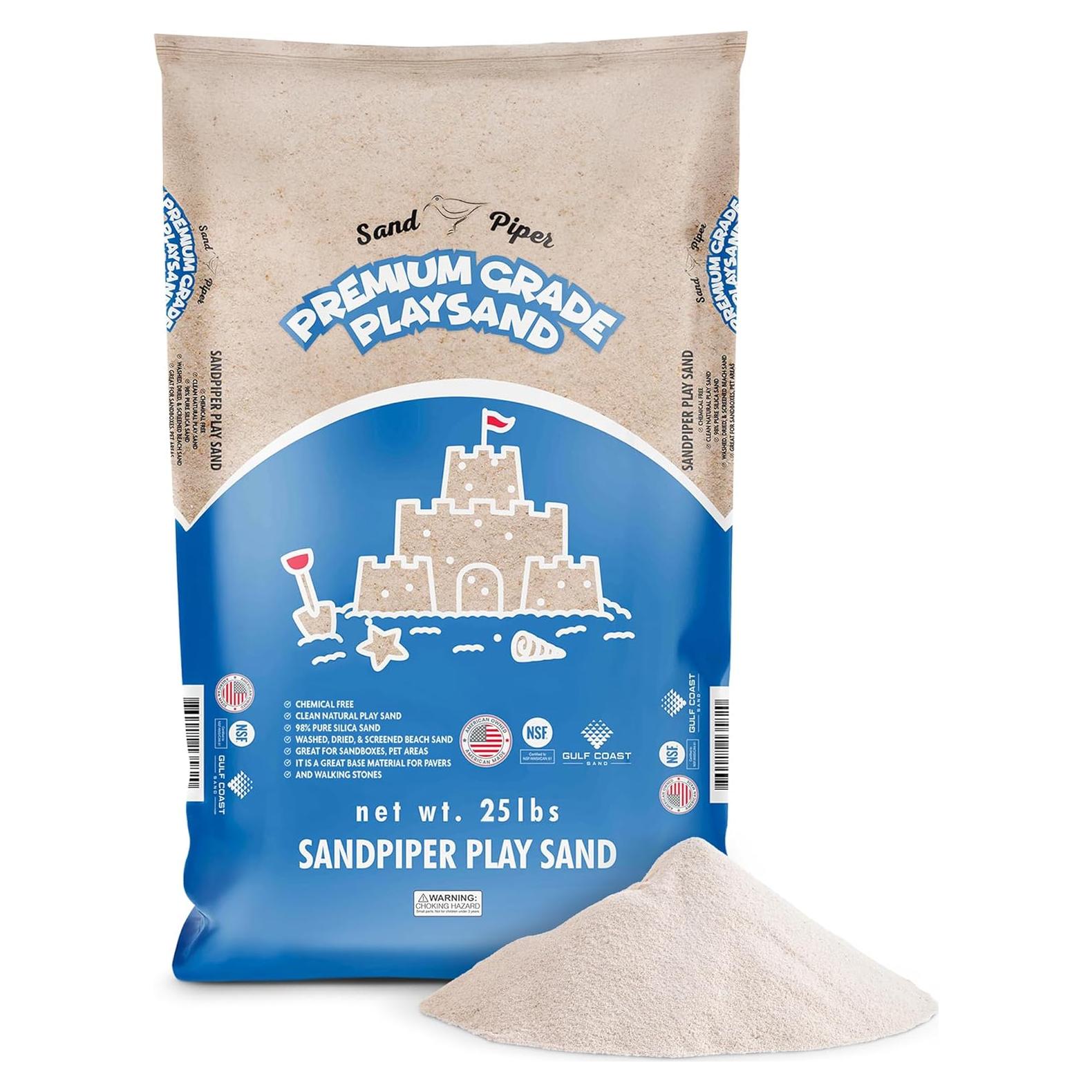 Arena de Juego Blanca Premium SandPiper 11.34 kg - Textura Fina