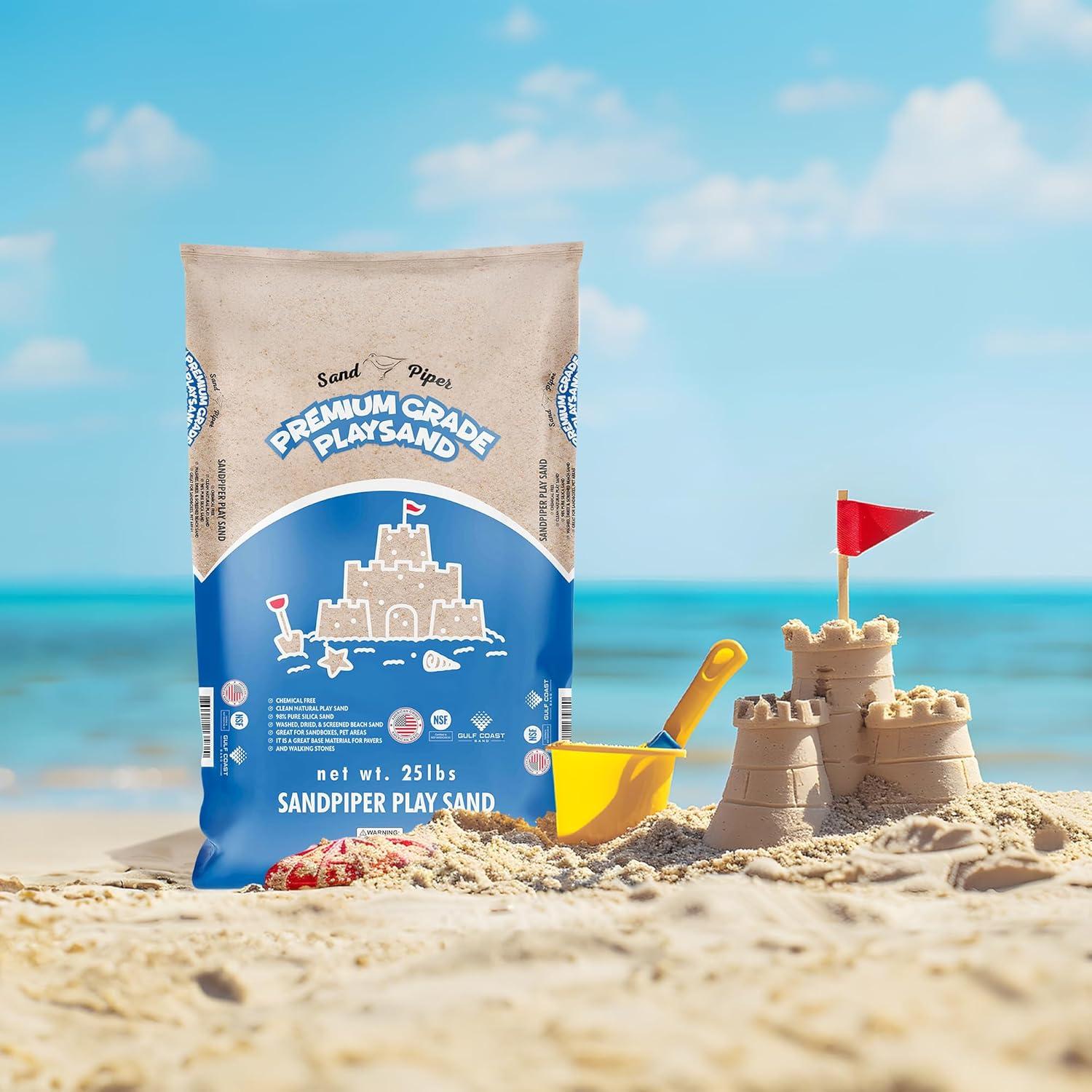 Arena de Juego Blanca Premium SandPiper 11.34 kg - Textura Fina