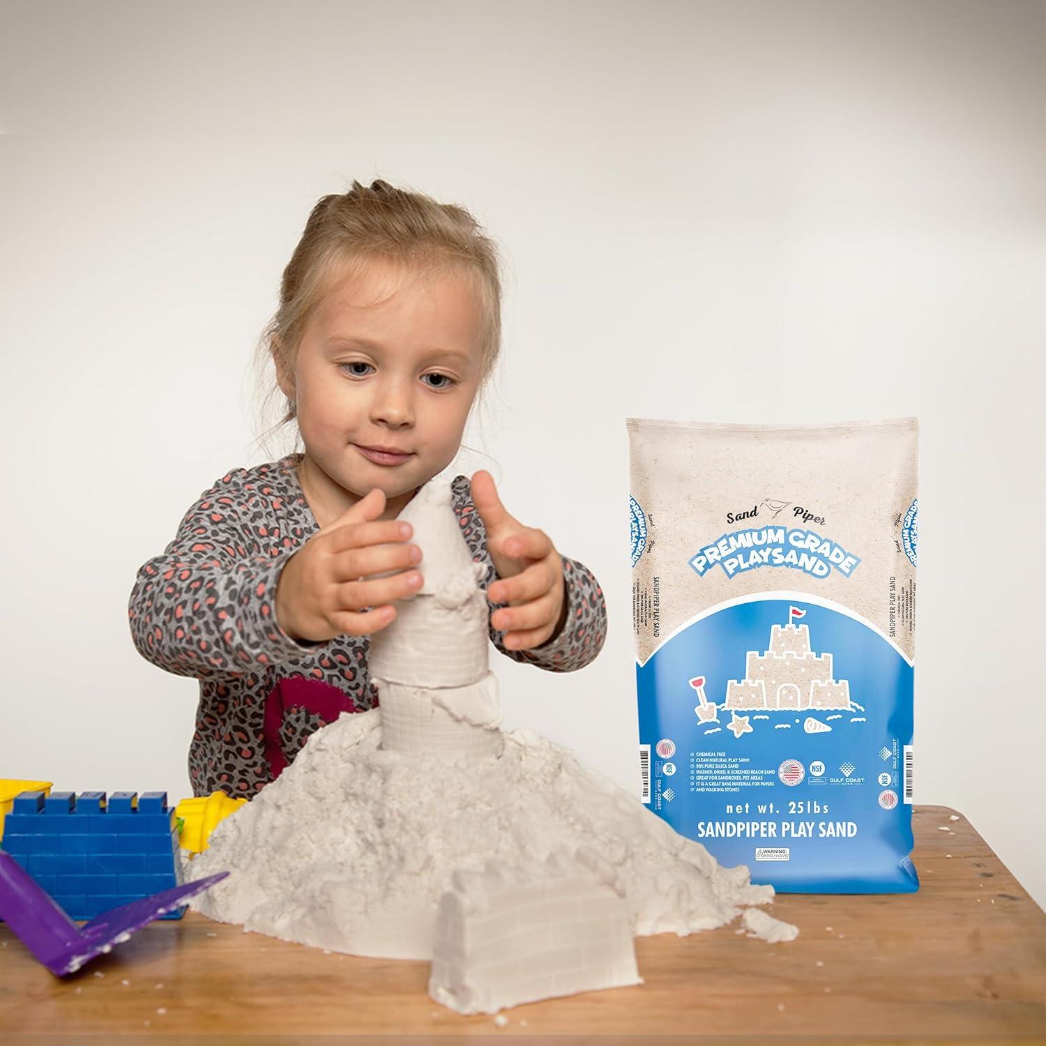 Arena de Juego Blanca Premium SandPiper 11.34 kg - Textura Fina