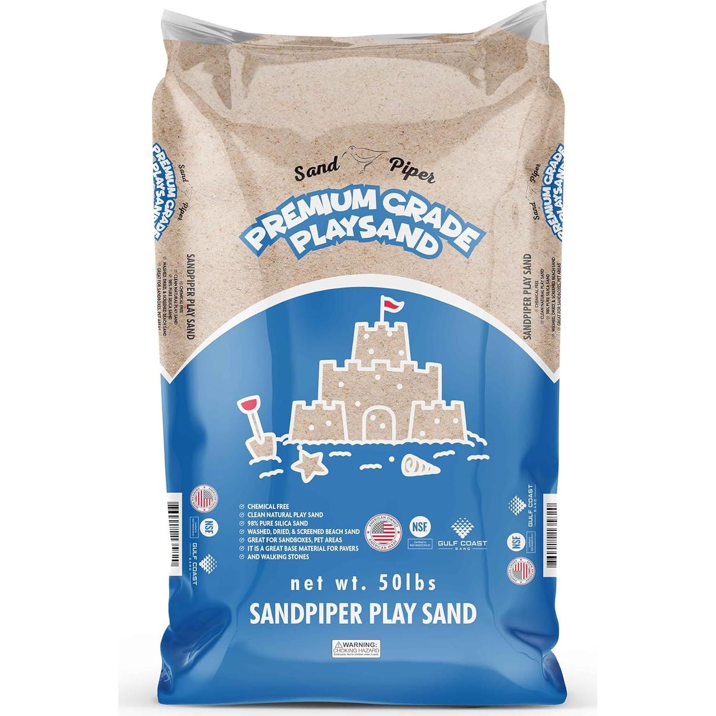 Arena de Juego Blanca Premium SandPiper 11.34 kg - Textura Fina