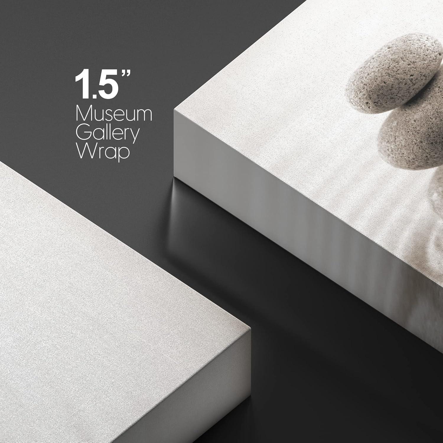 Lienzo wall26 Montón de Rocas en Jardín Zen 91x61 cm