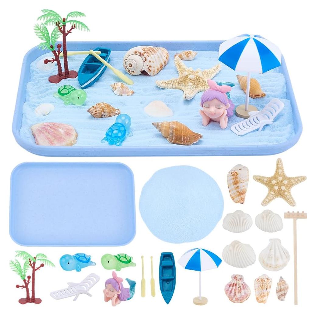 Kit de Jardín Zen Webeedy Temática Océano 24x17 cm