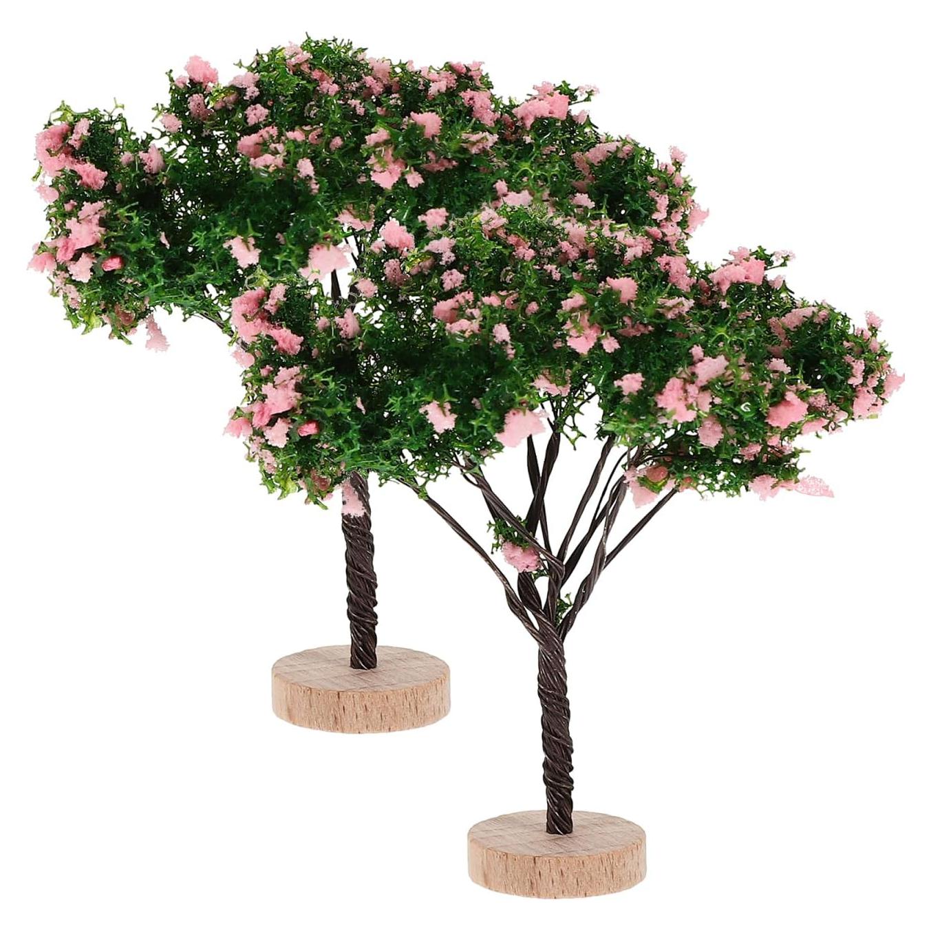 Paquete de 2 Árboles Miniatura VINTORKY para Manualidades